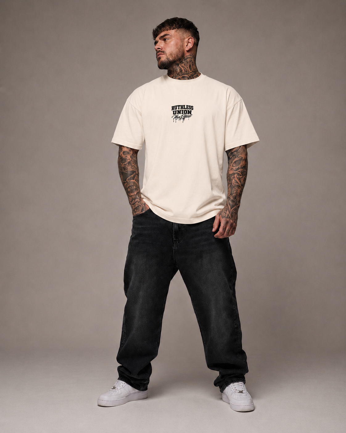 Icon Oversized Tee Off White