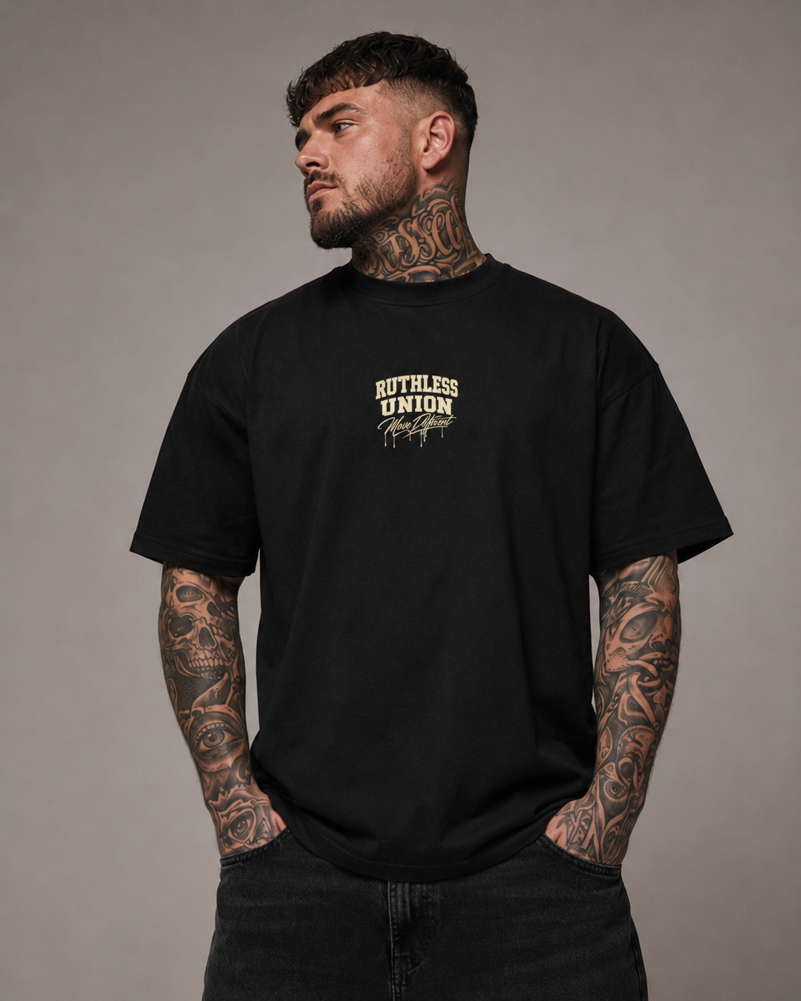 Icon Oversized Tee Black