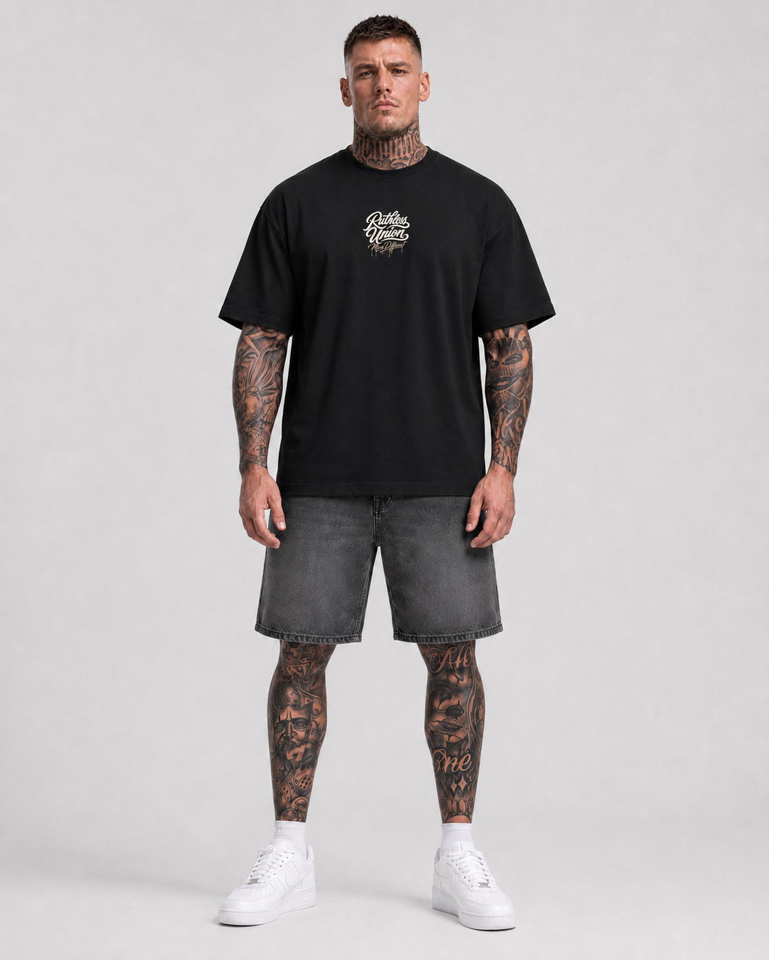 Vice Oversized Tee Black