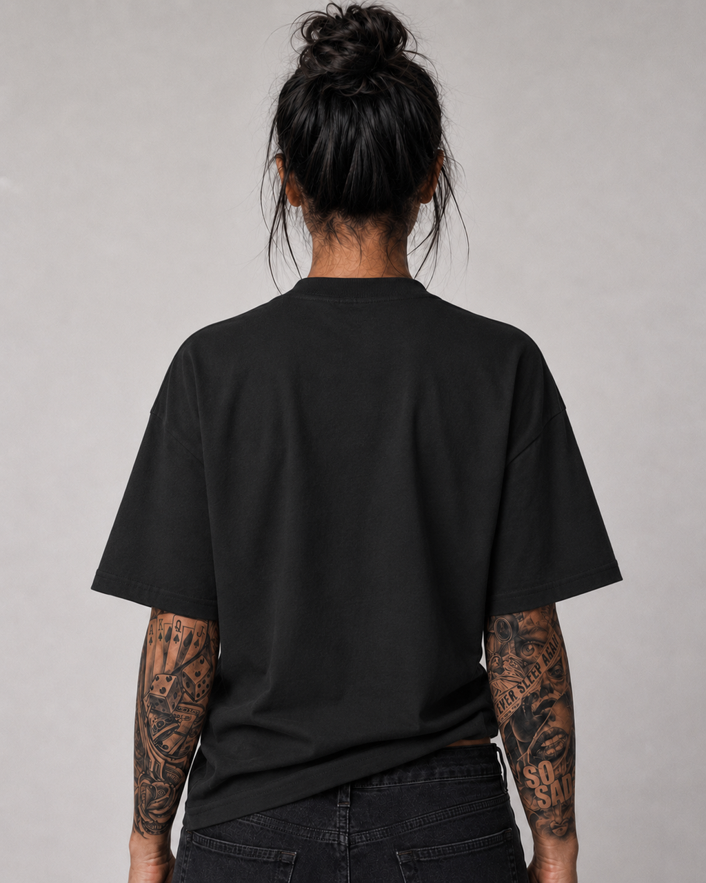 Elite Oversized Tee Black Women