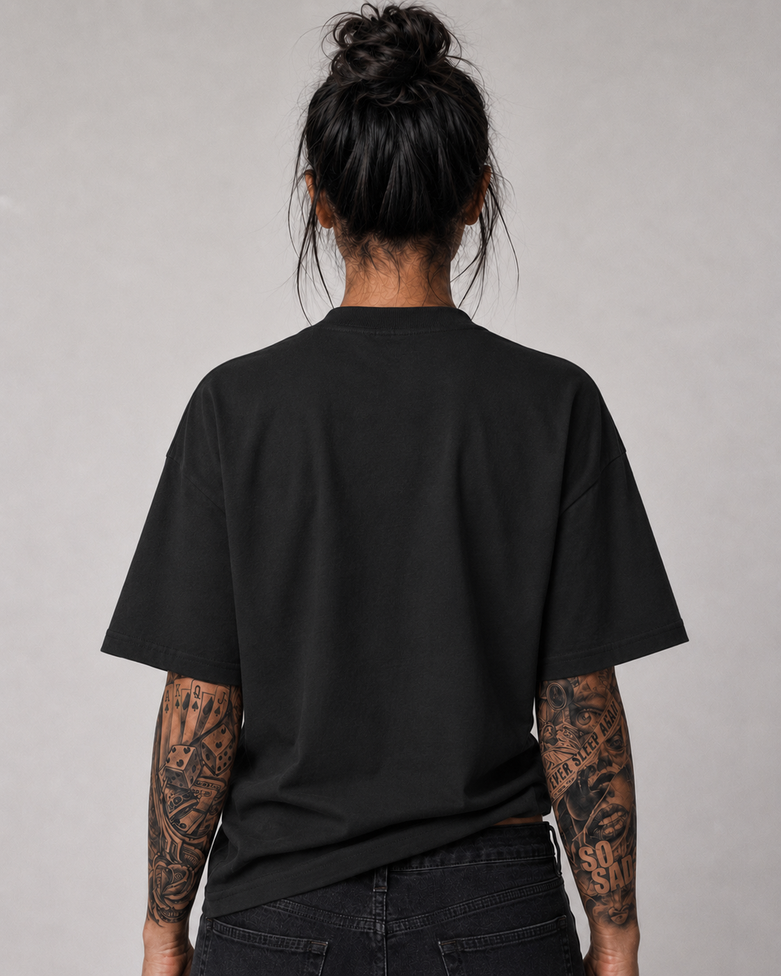 Elite Oversized Tee Black Women