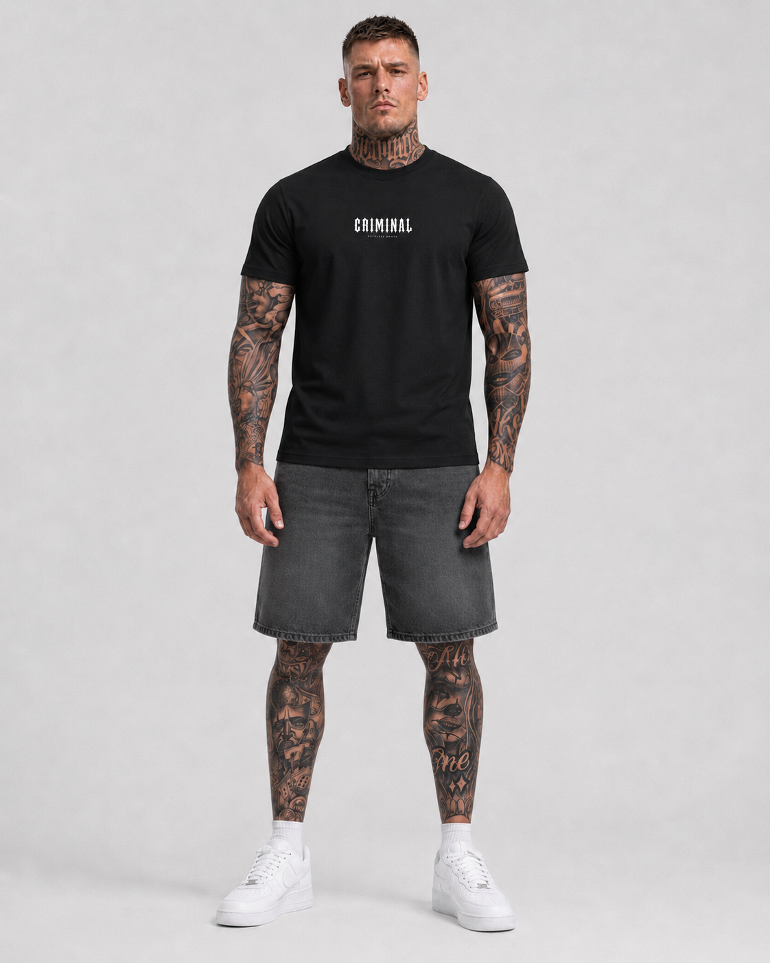 Criminal Tee Black