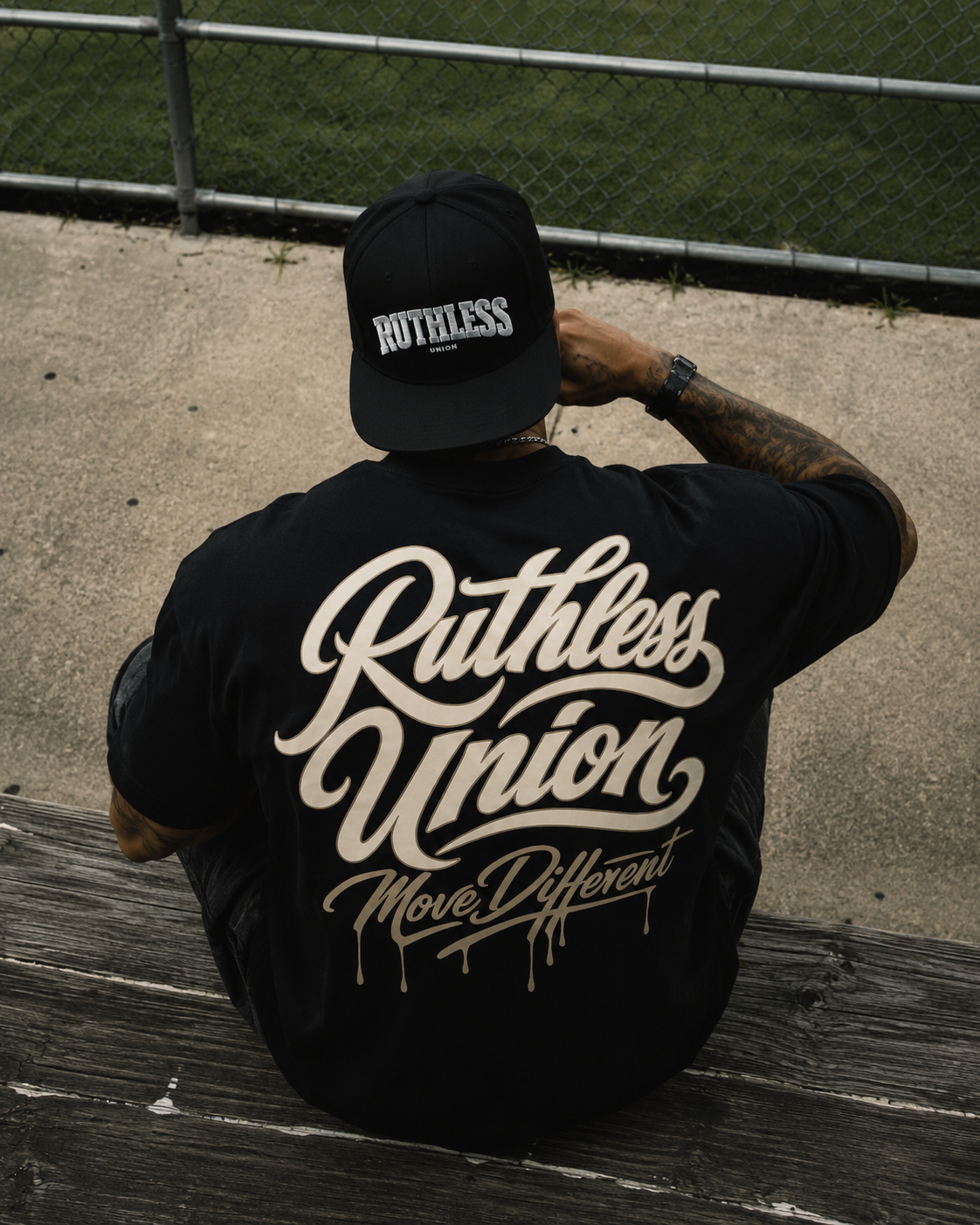 Vice Oversized Tee Black