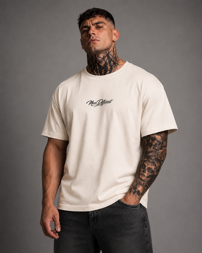 Move Different Oversized Tee Off White