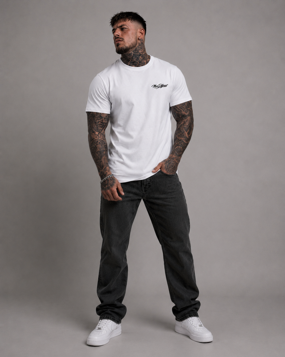 Move Different Tee White