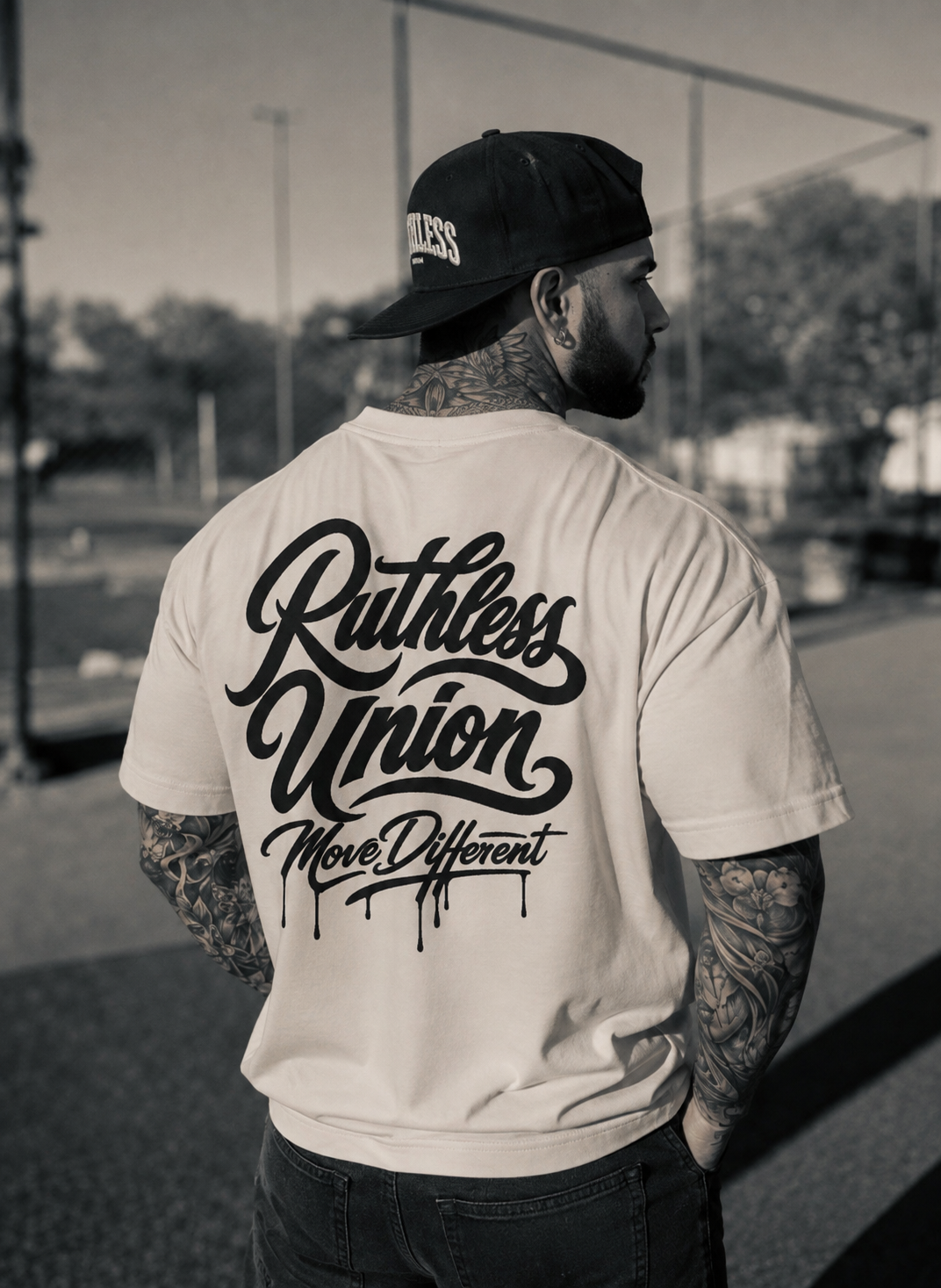 Vice Oversized Tee Off White