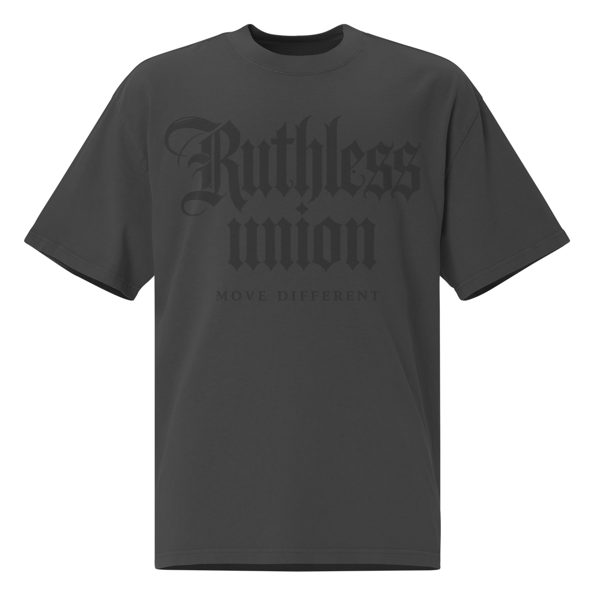 Majestic Oversized Washed Tee Black on Black