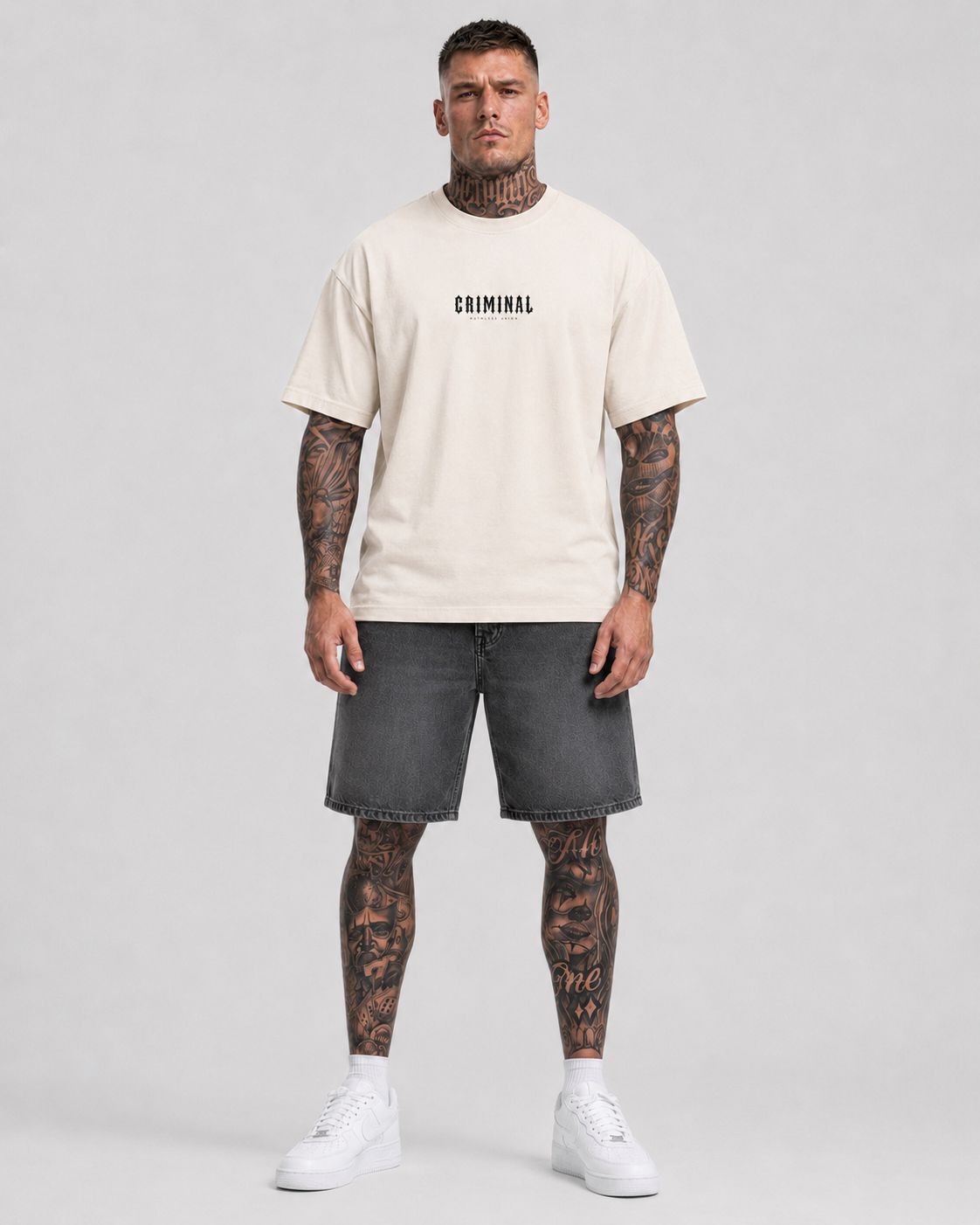 Criminal Oversized Tee Off White