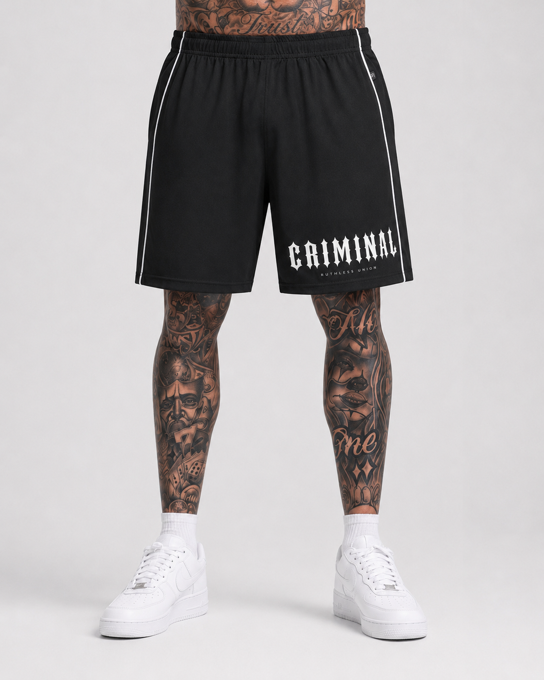 Criminal Performance Shorts Black