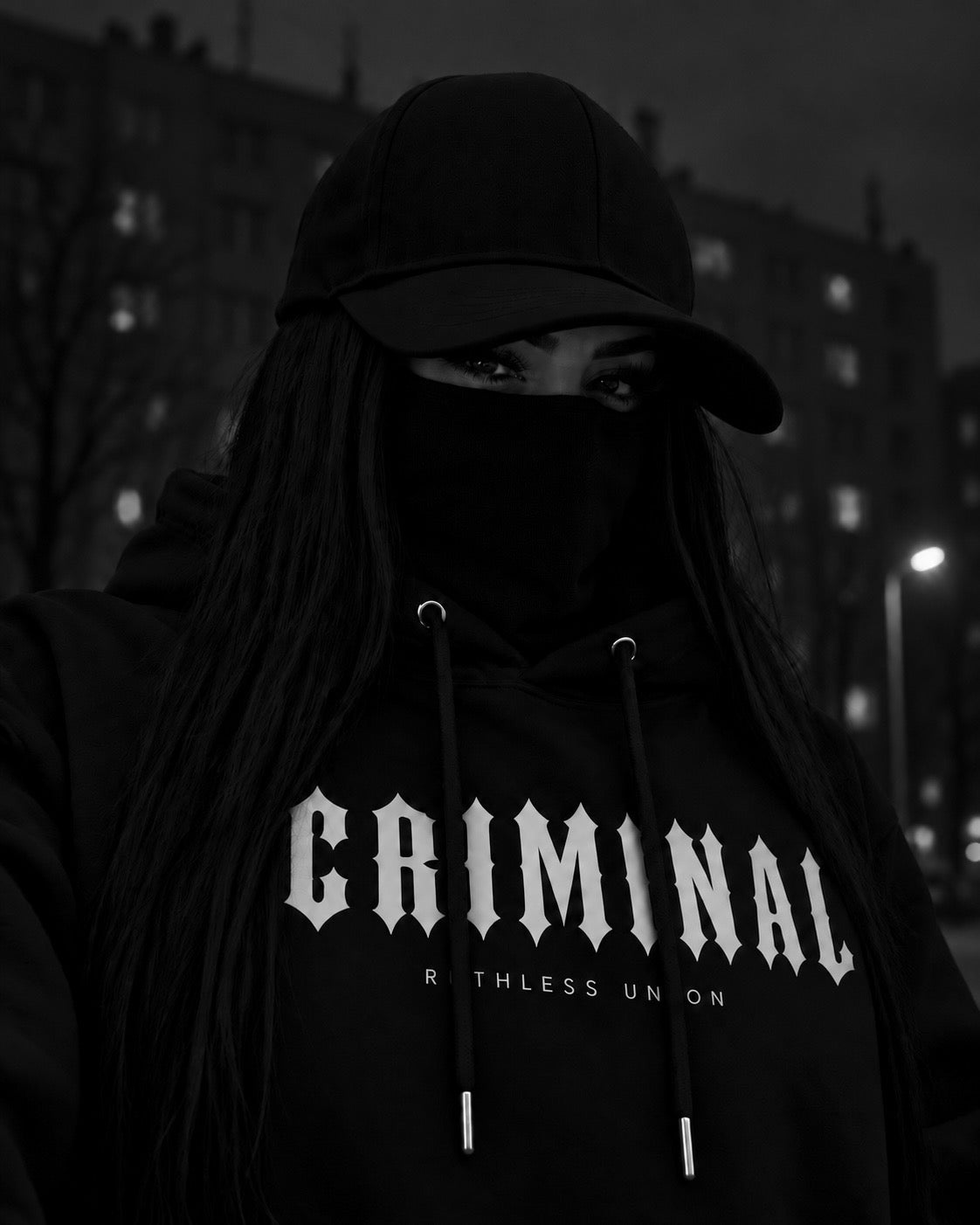 Criminal Hoodie Black Women