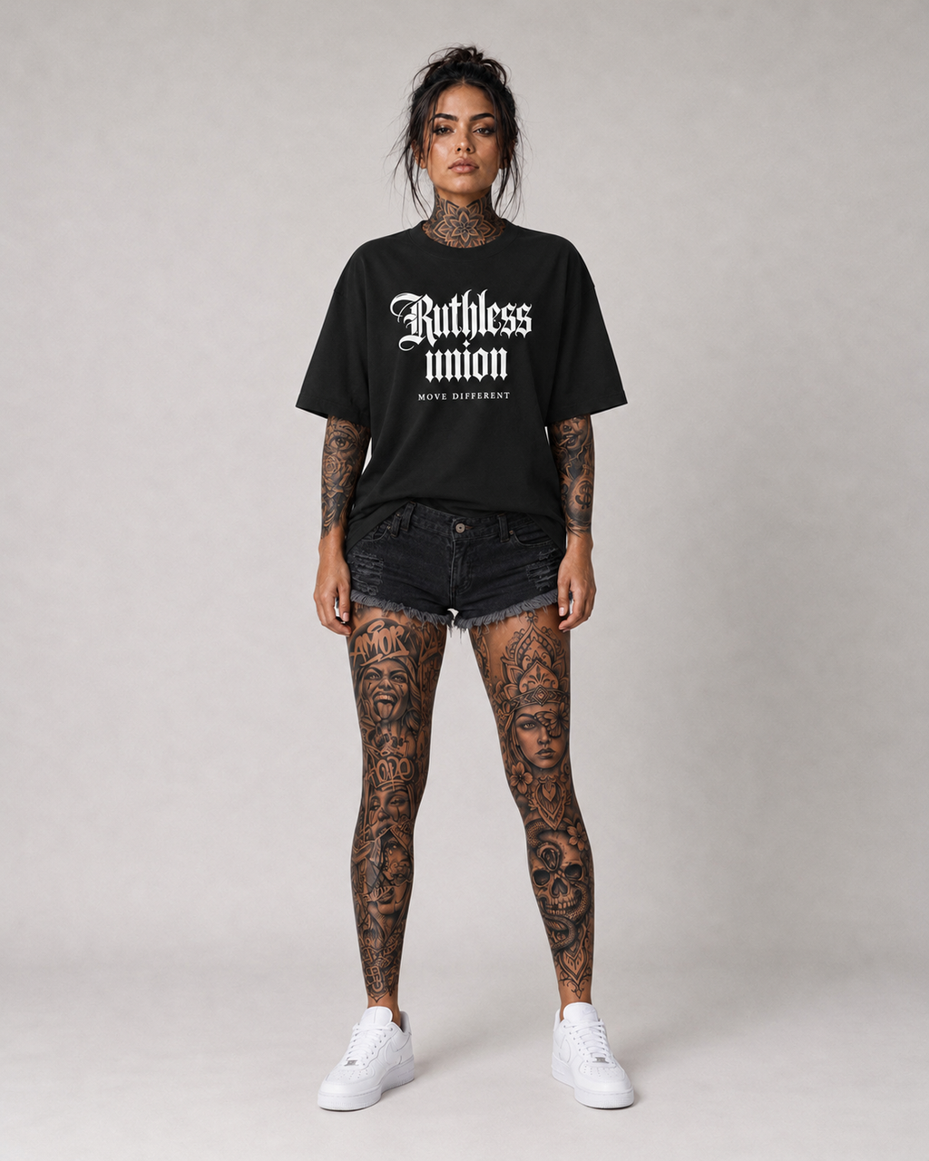 Elite Oversized Tee Black Women