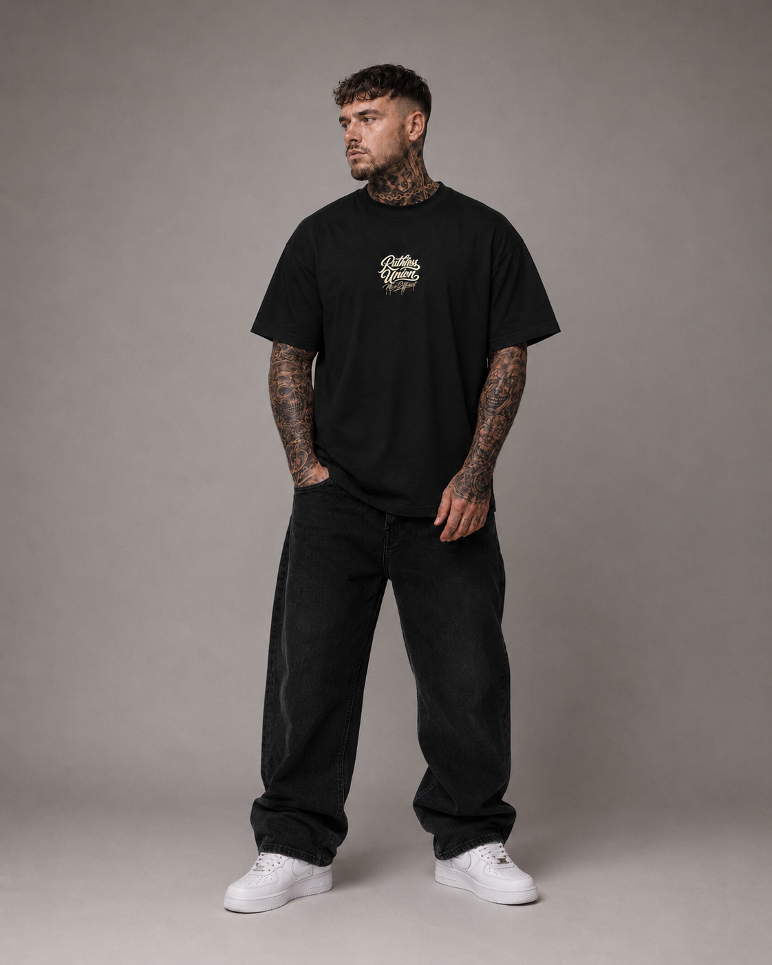 Vice Oversized Tee Black