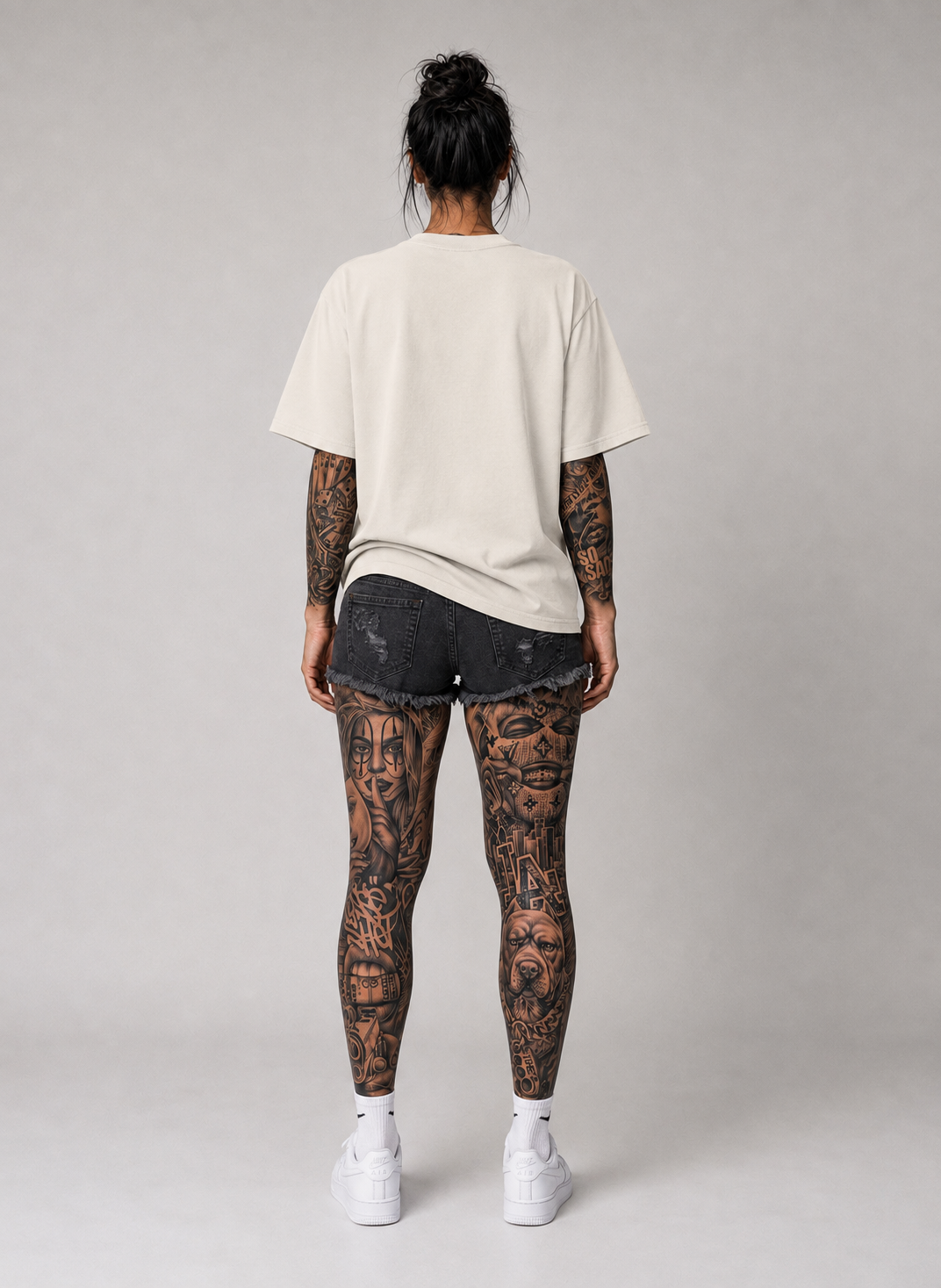Majestic Oversized Washed Tee Cream Women