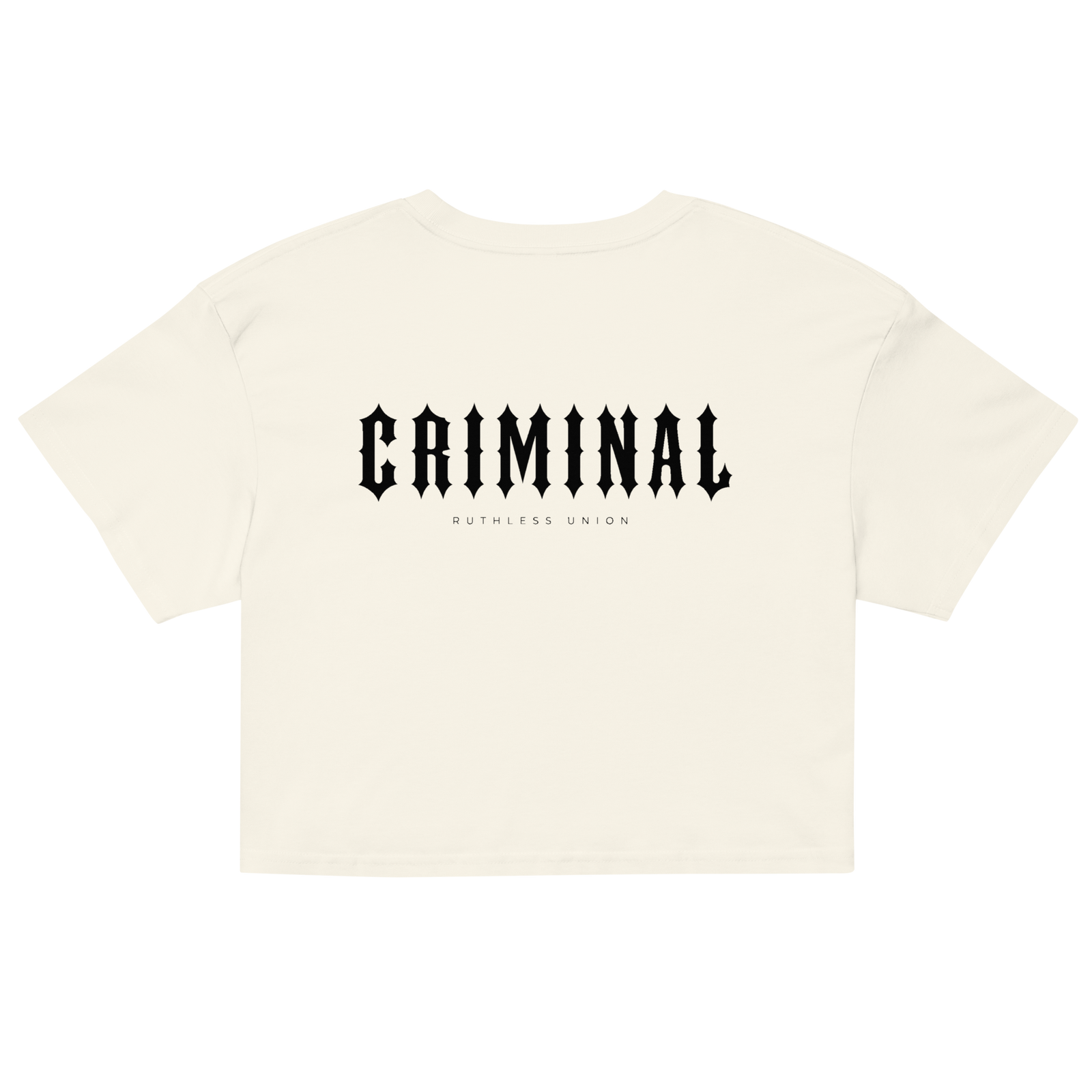 Criminal Crop Top Off White