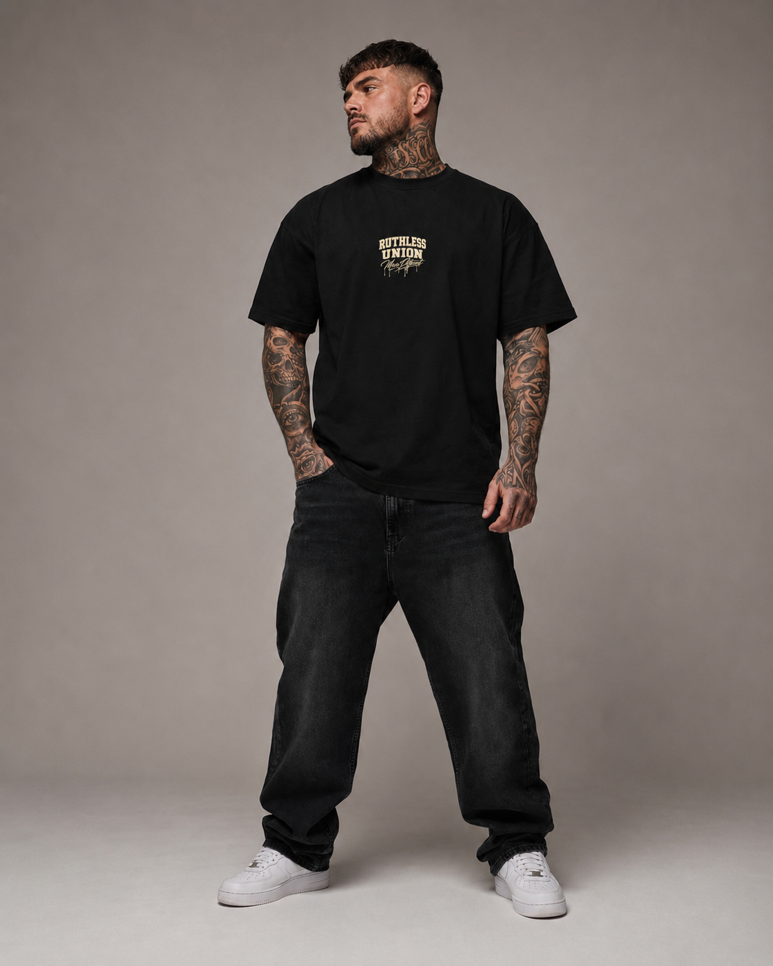 Icon Oversized Tee Black
