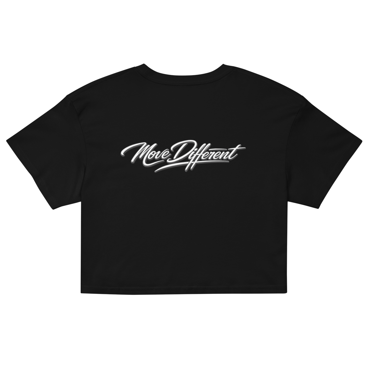 Move Different Crop Top Black