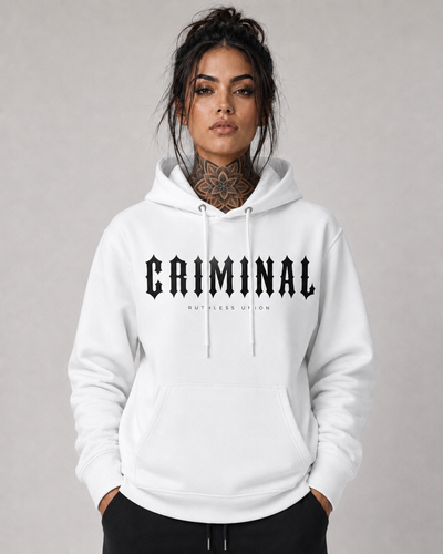 Criminal Hoodie White Women