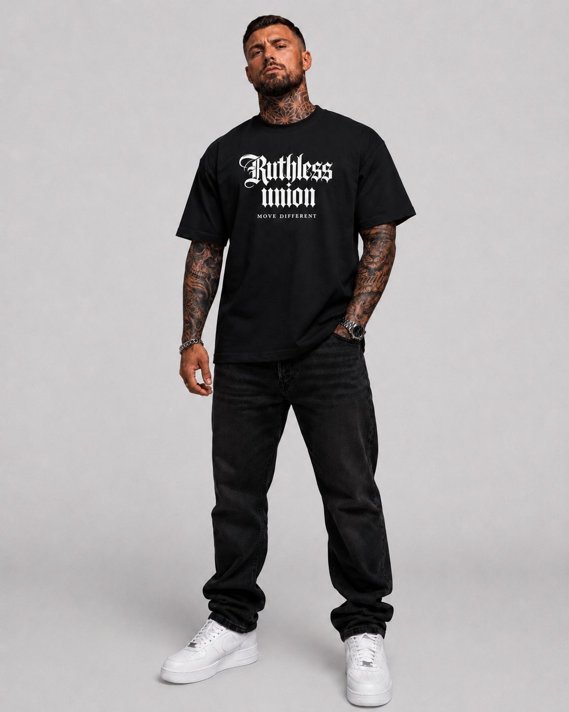 Elite Oversized Tee Black