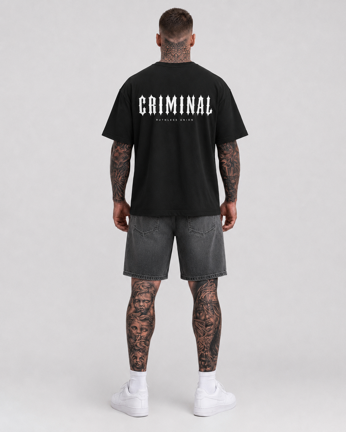 Criminal Oversized Tee Black