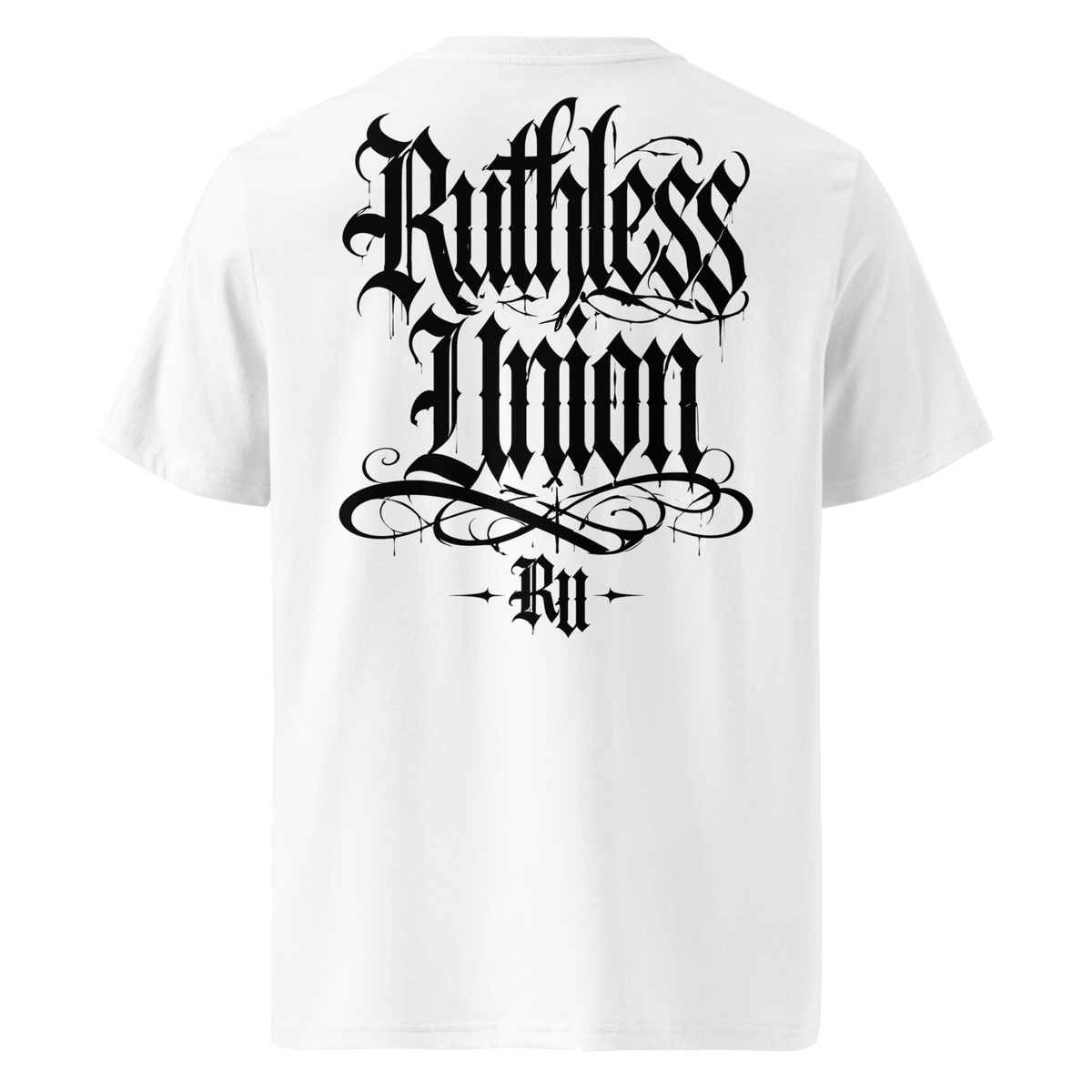 Script Tee White