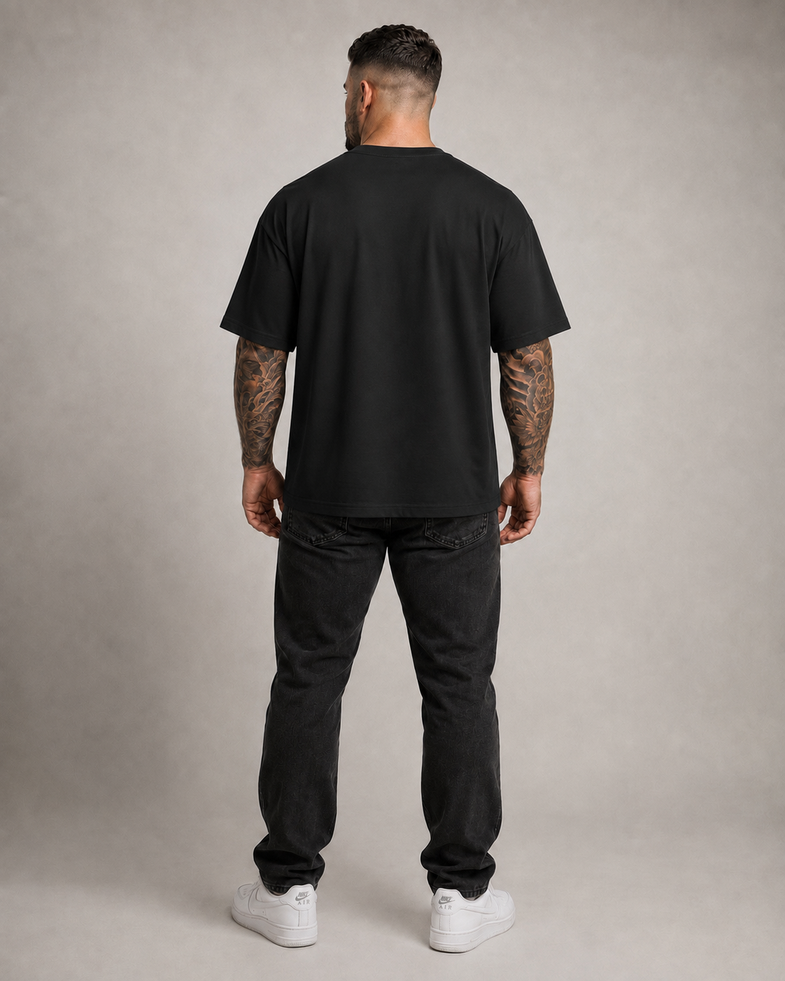 Essential Oversized Tee Black