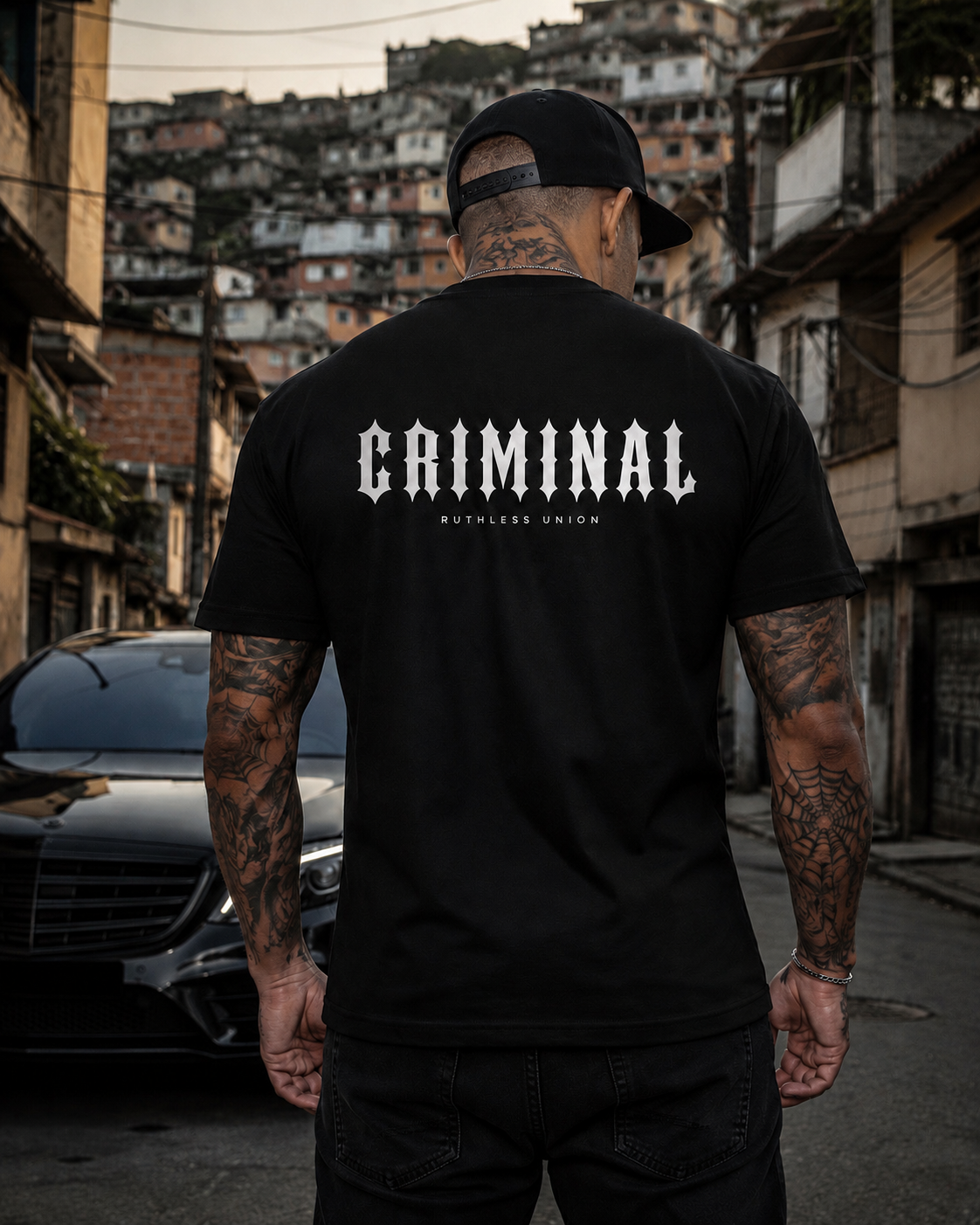 Criminal Tee Black