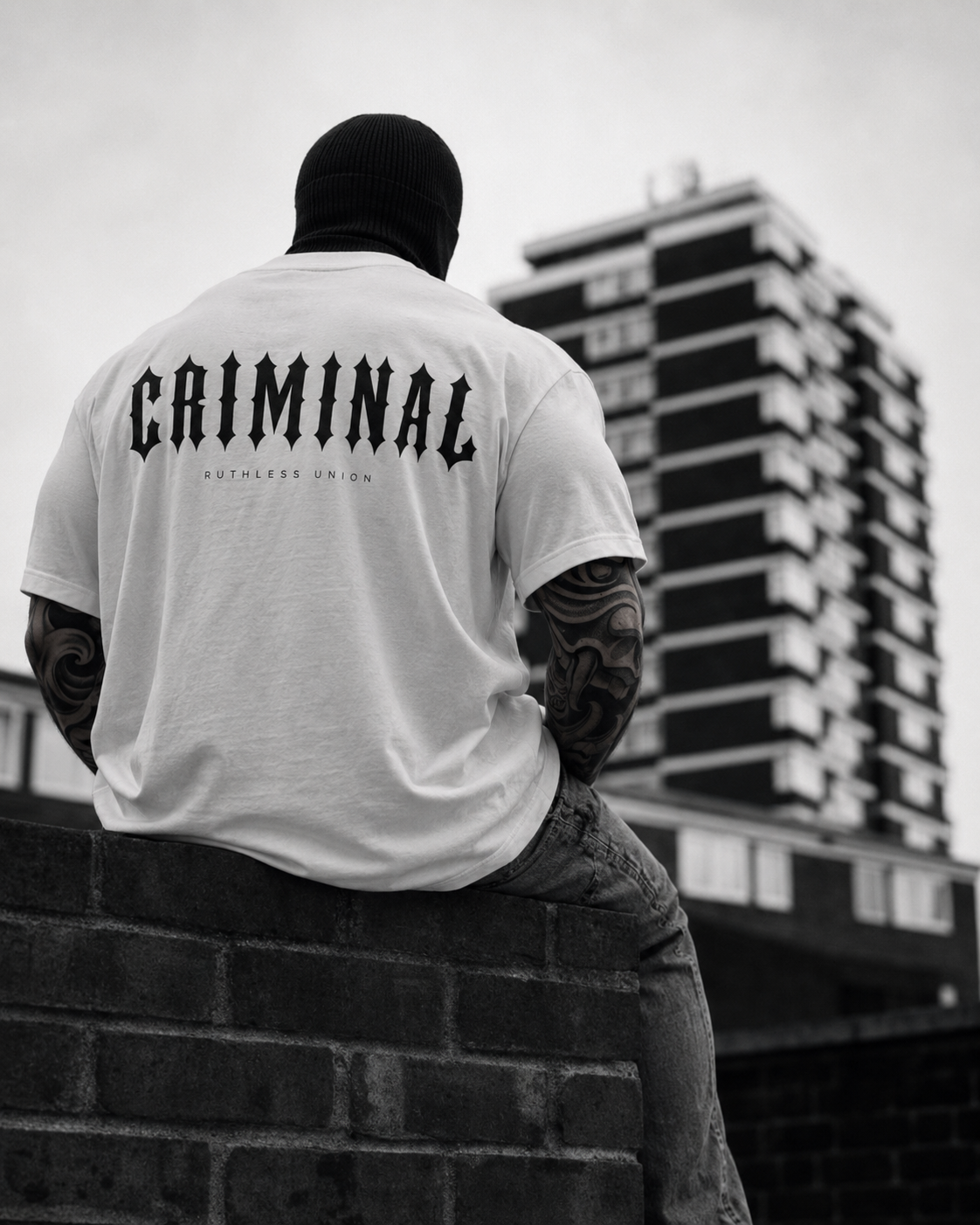 Criminal Oversized Tee White