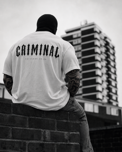 Criminal Oversized Tee White