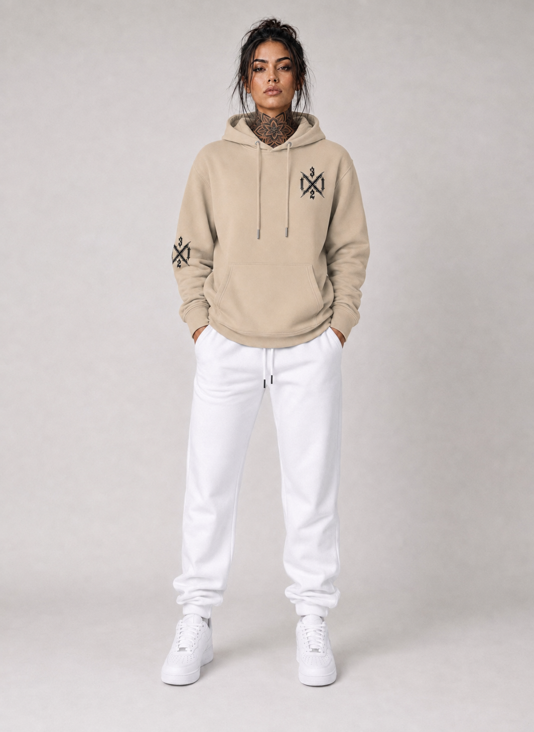 Riot Hoodie Beige Women