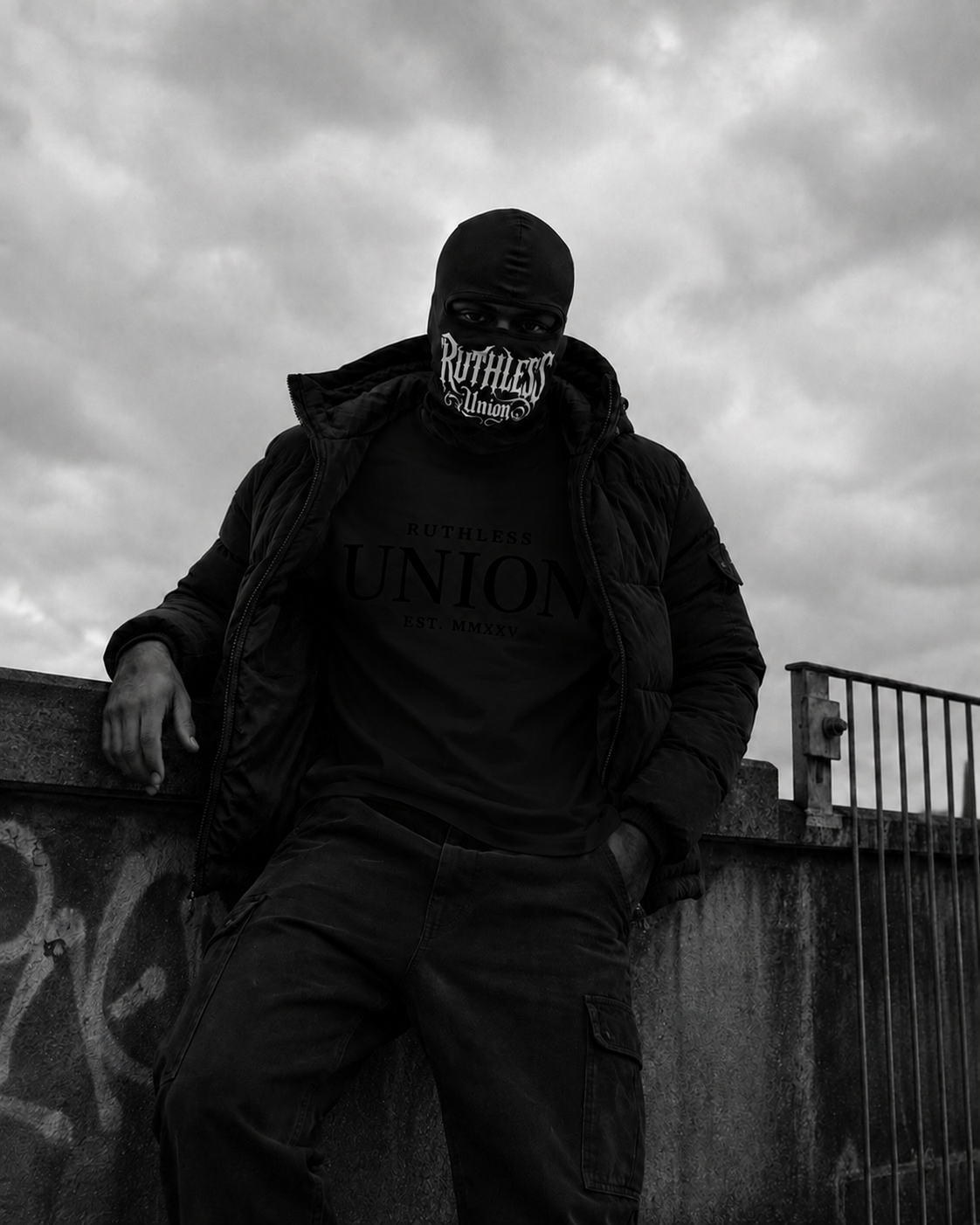 Prestige Tee Black on Black