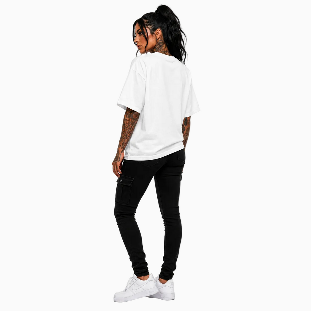 RU LADY - OVERSIZED ELITE TEE - WHITE