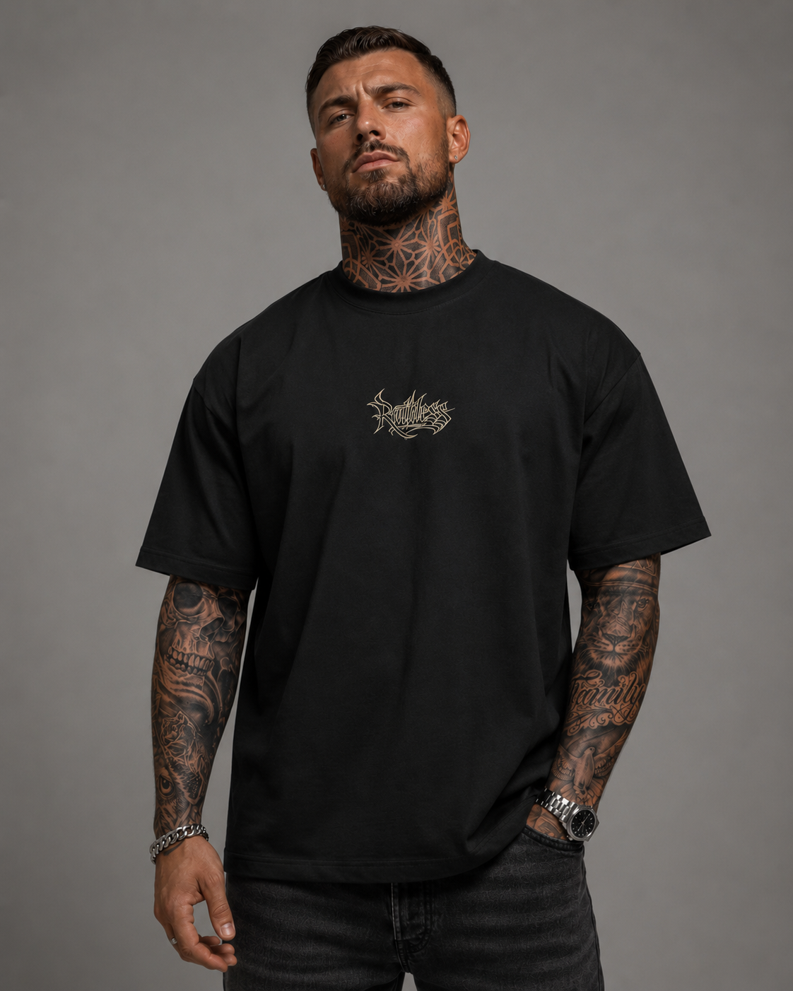 Dynasty Oversized Tee Black