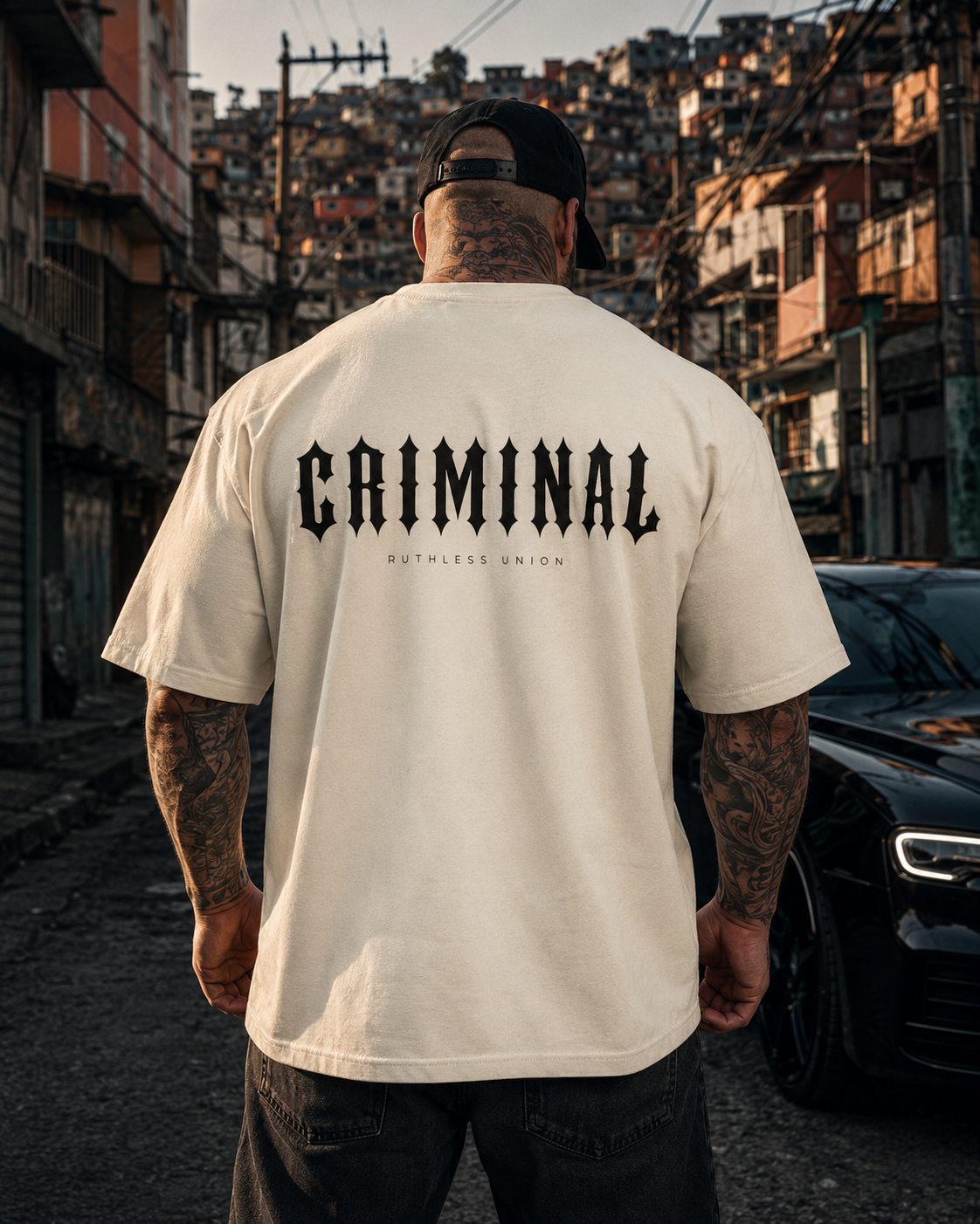 Criminal Oversized Tee Off White