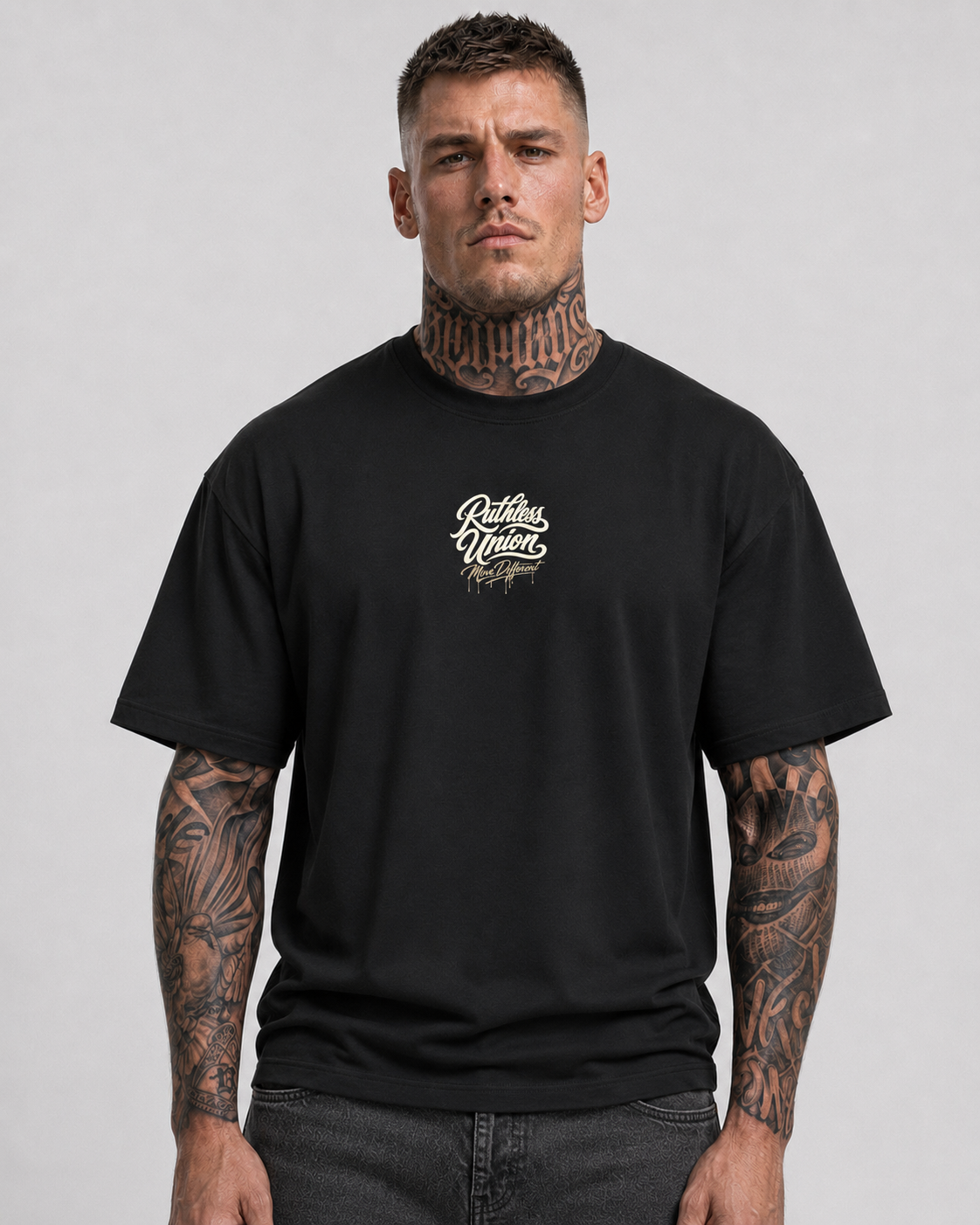 Vice Oversized Tee Black