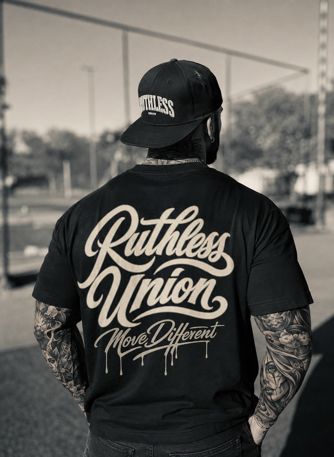 Vice Oversized Tee Black