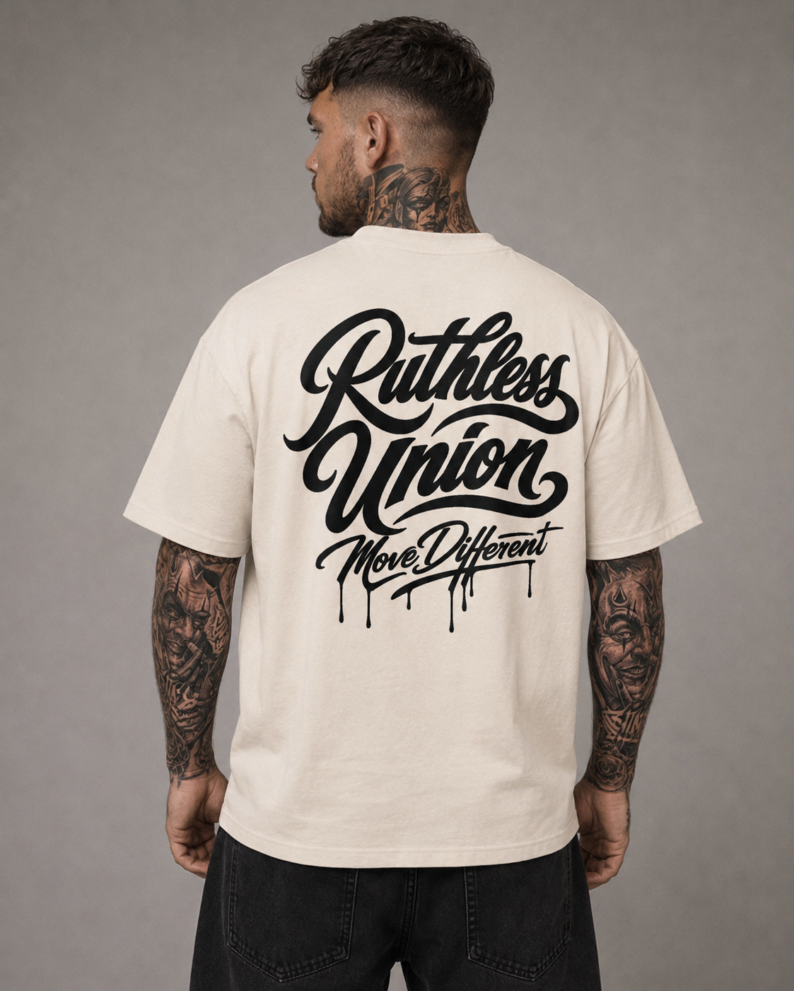 Vice Oversized Tee Off White