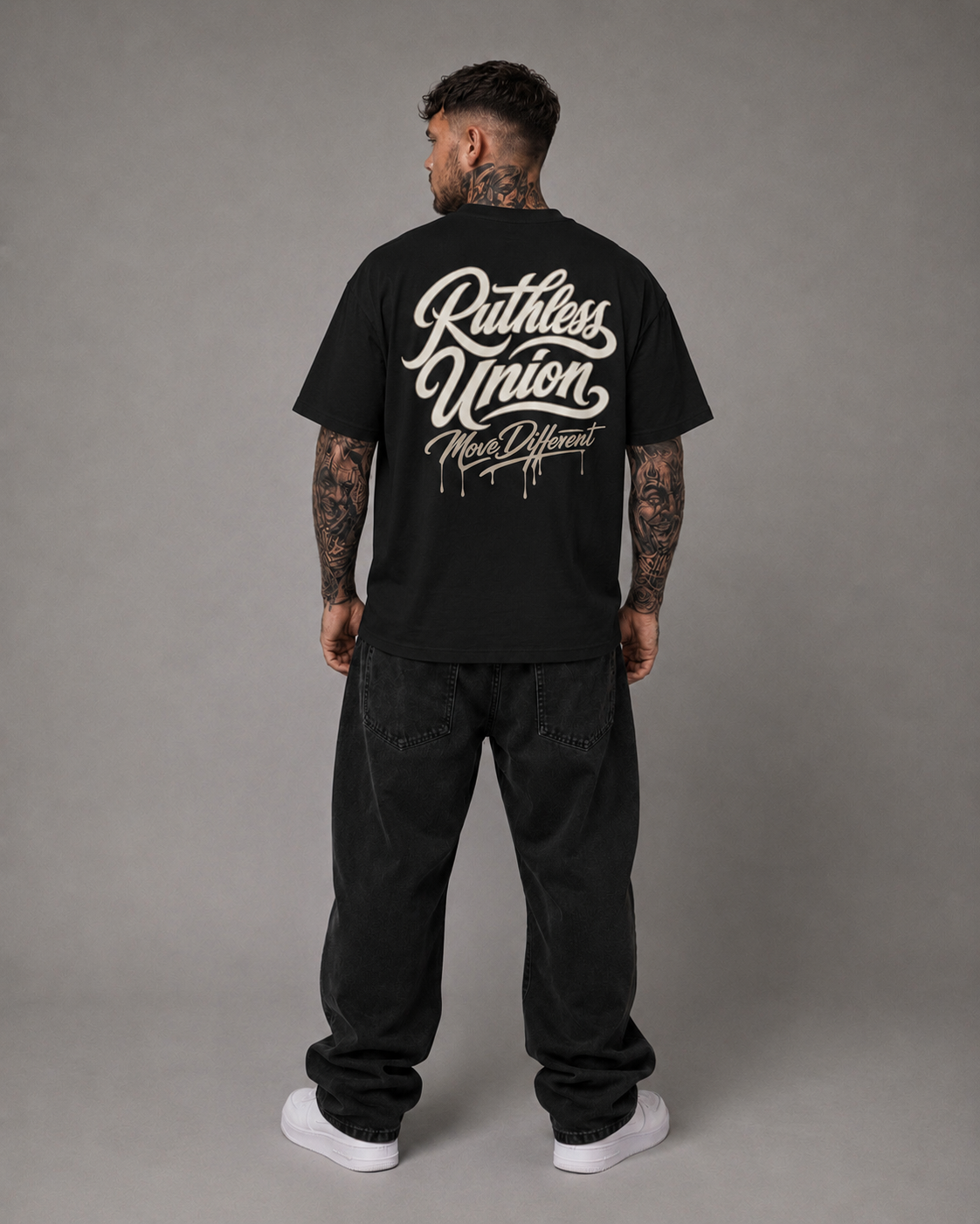 Vice Oversized Tee Black
