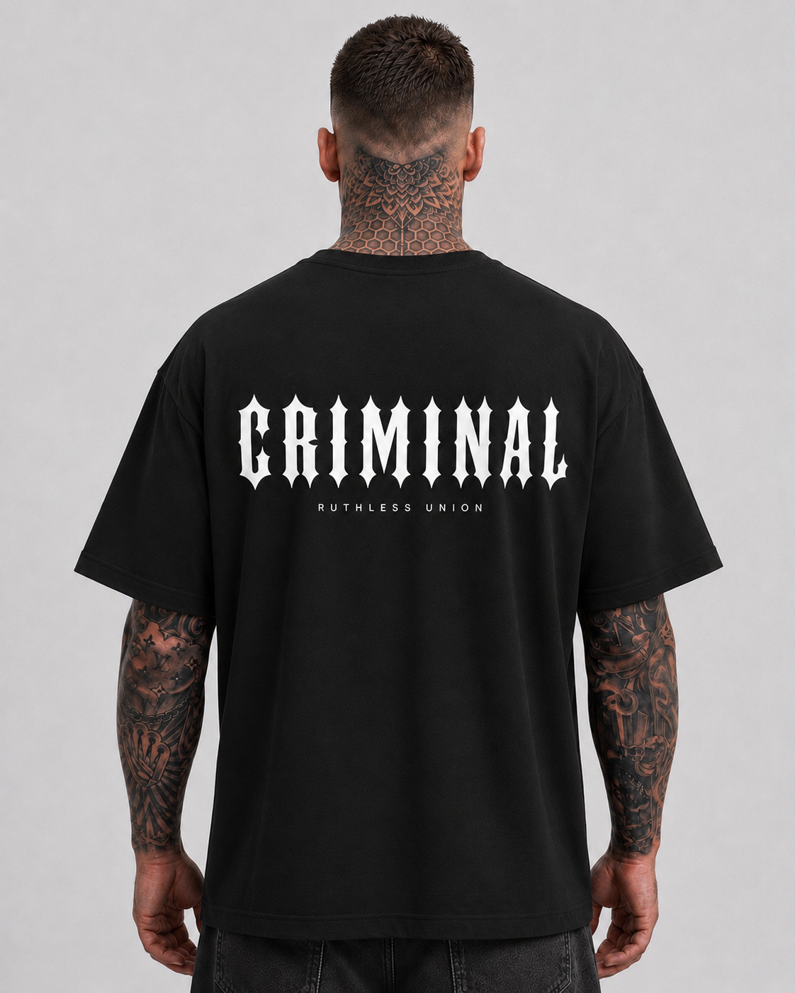 Criminal Oversized Tee Black