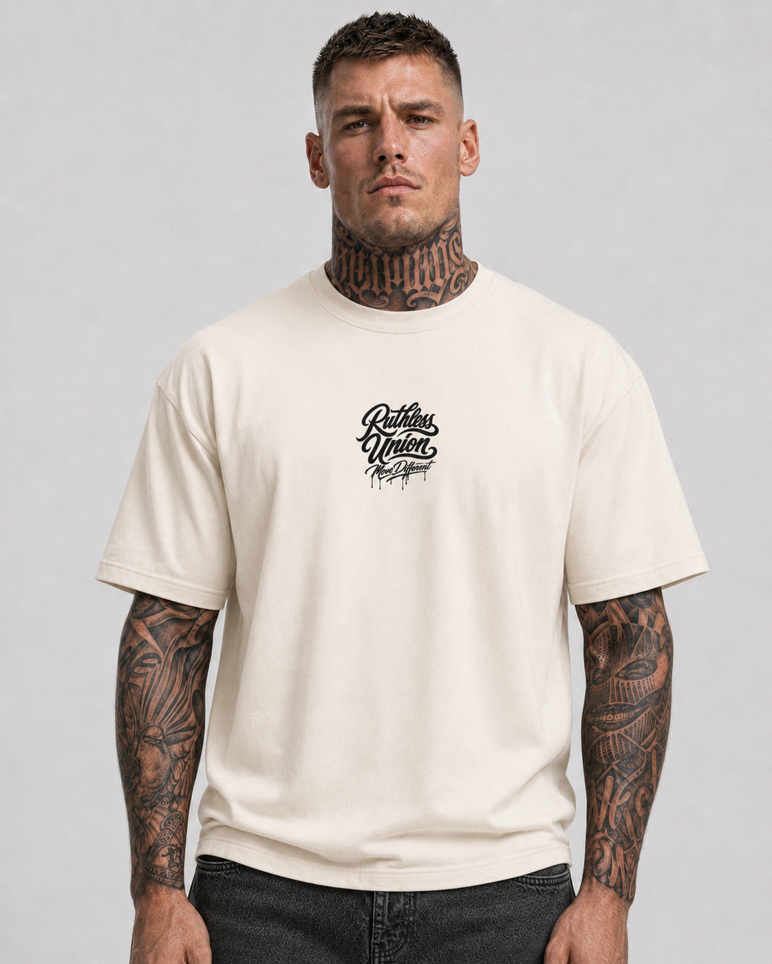 Vice Oversized Tee Off White