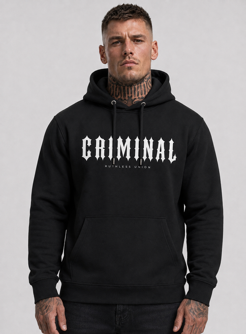 Criminal Hoodie Black
