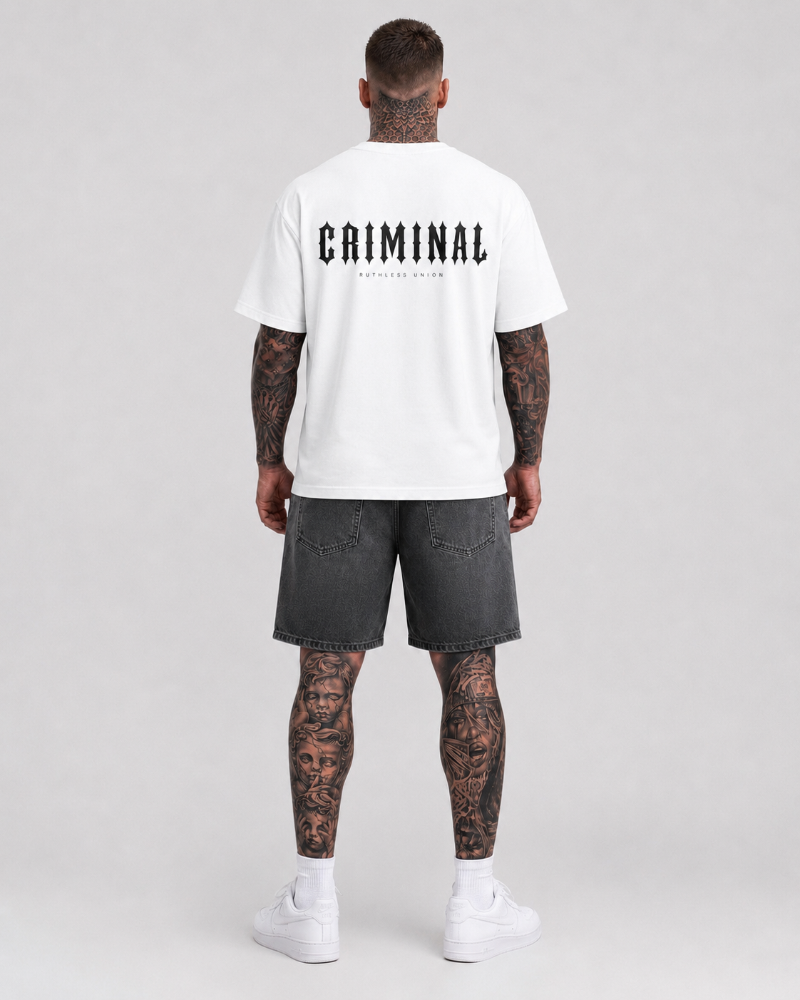 Criminal Oversized Tee White