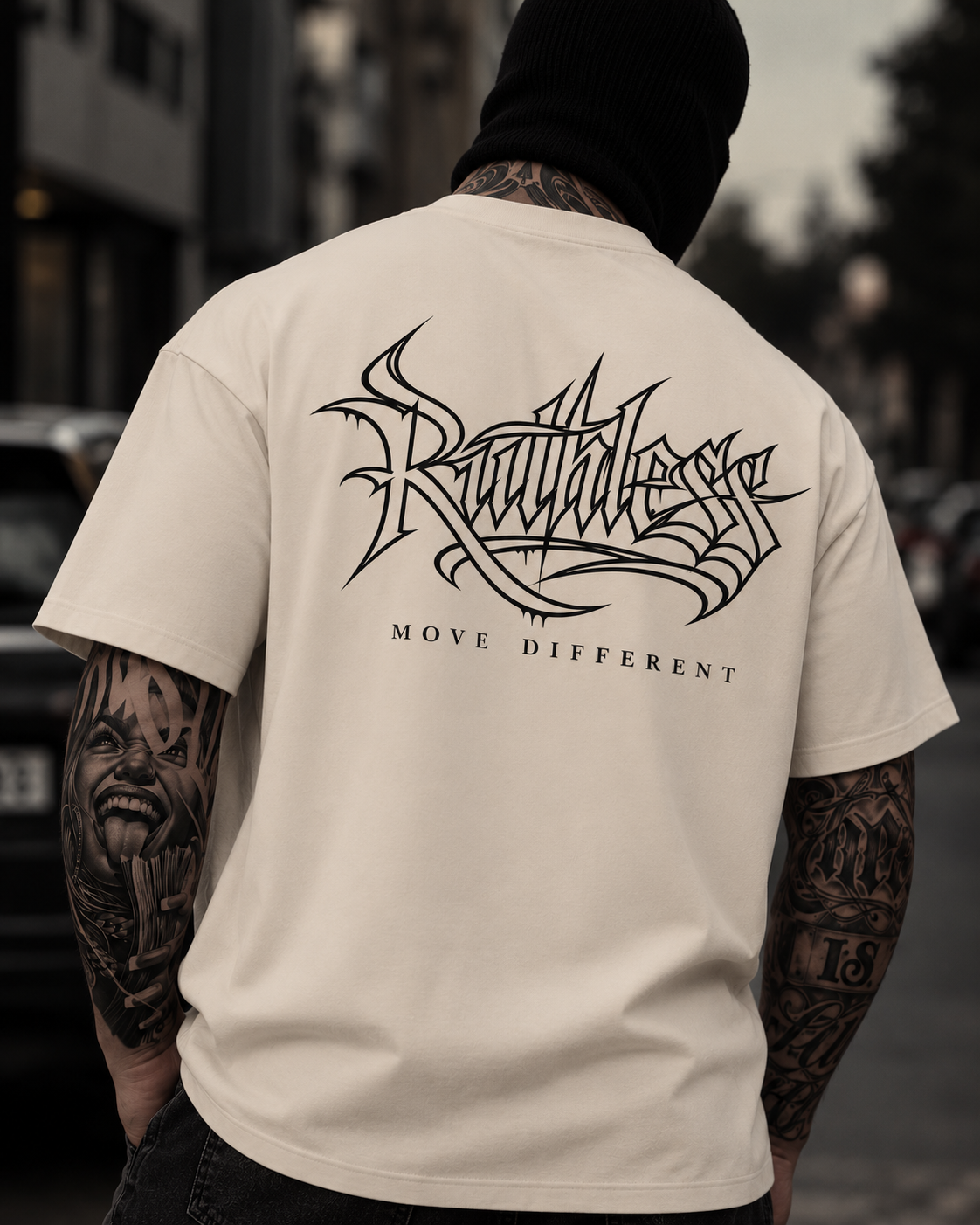 Dynasty Oversized Tee Off White
