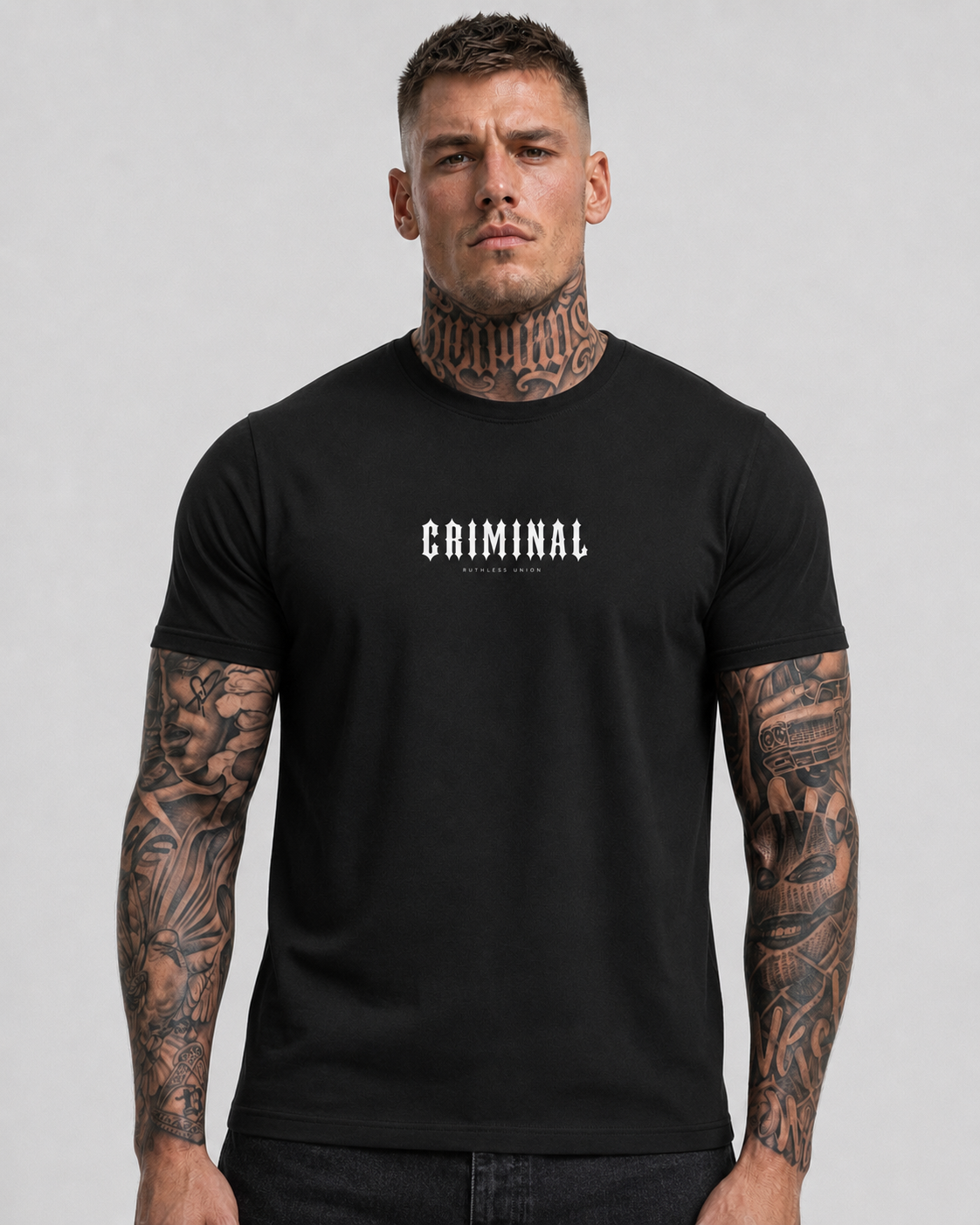 Criminal Tee Black