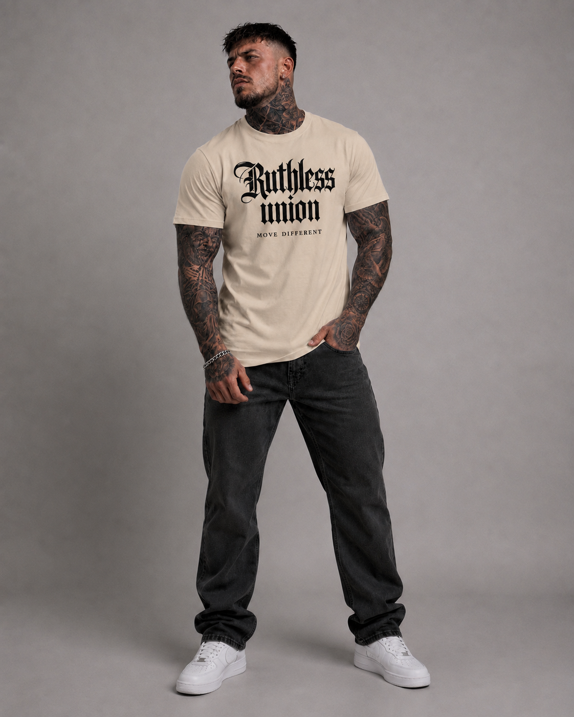 Authority Tee Beige