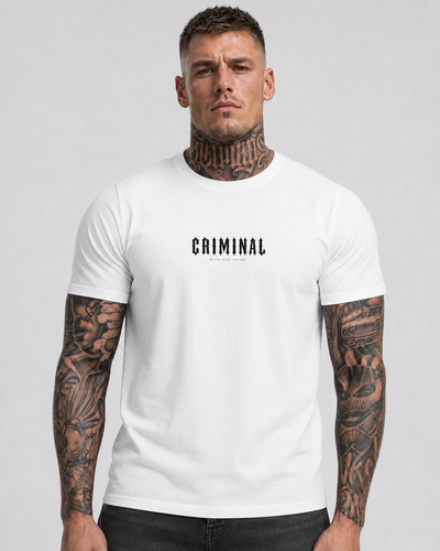 Criminal Tee White