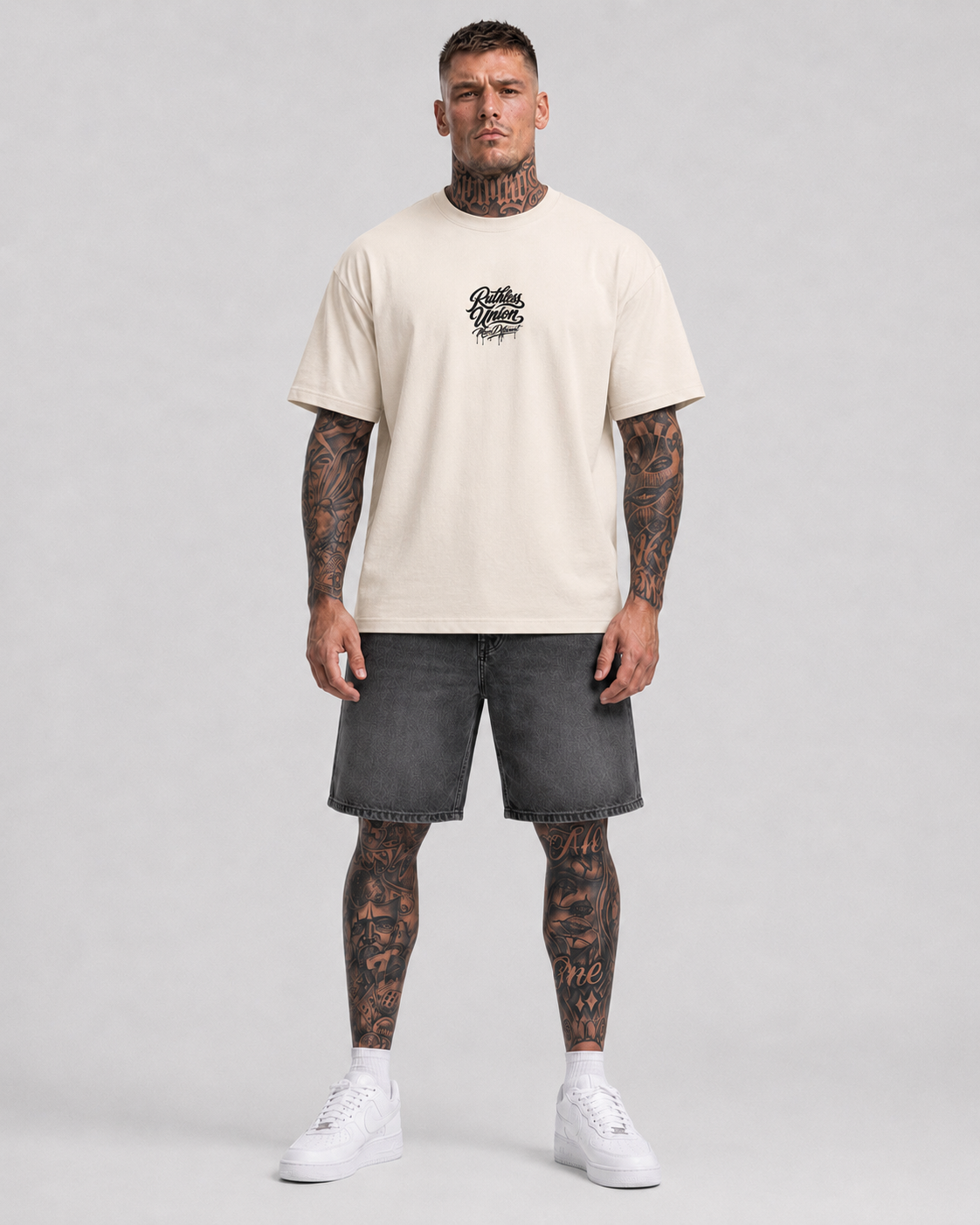 Vice Oversized Tee Off White