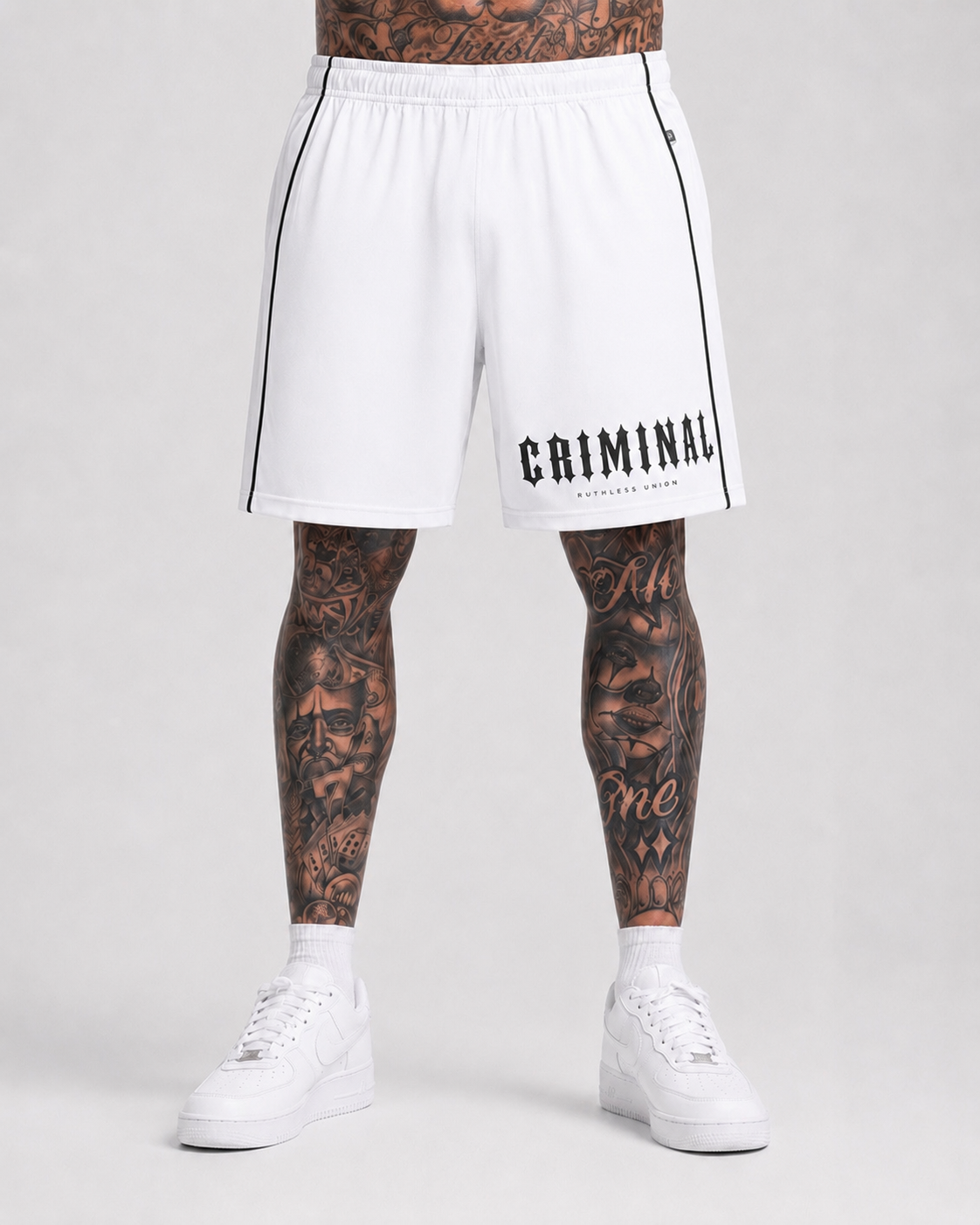 Criminal Performance Shorts White
