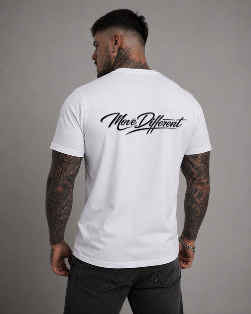 Move Different Tee White