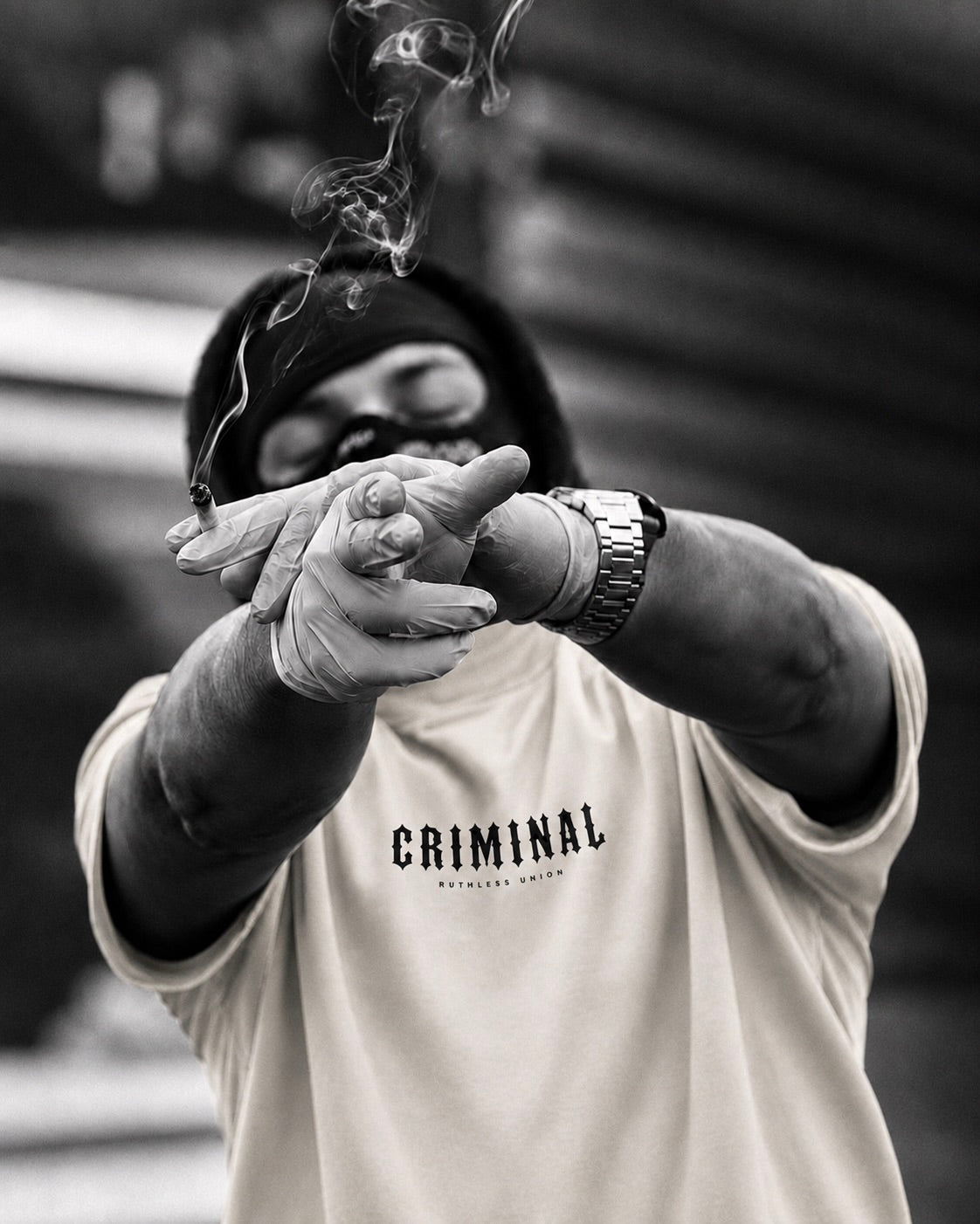 Criminal Oversized Tee Off White