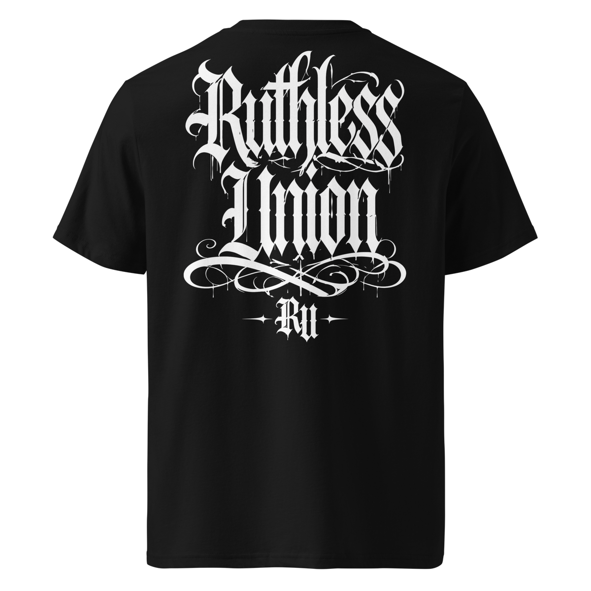 Script Tee Black